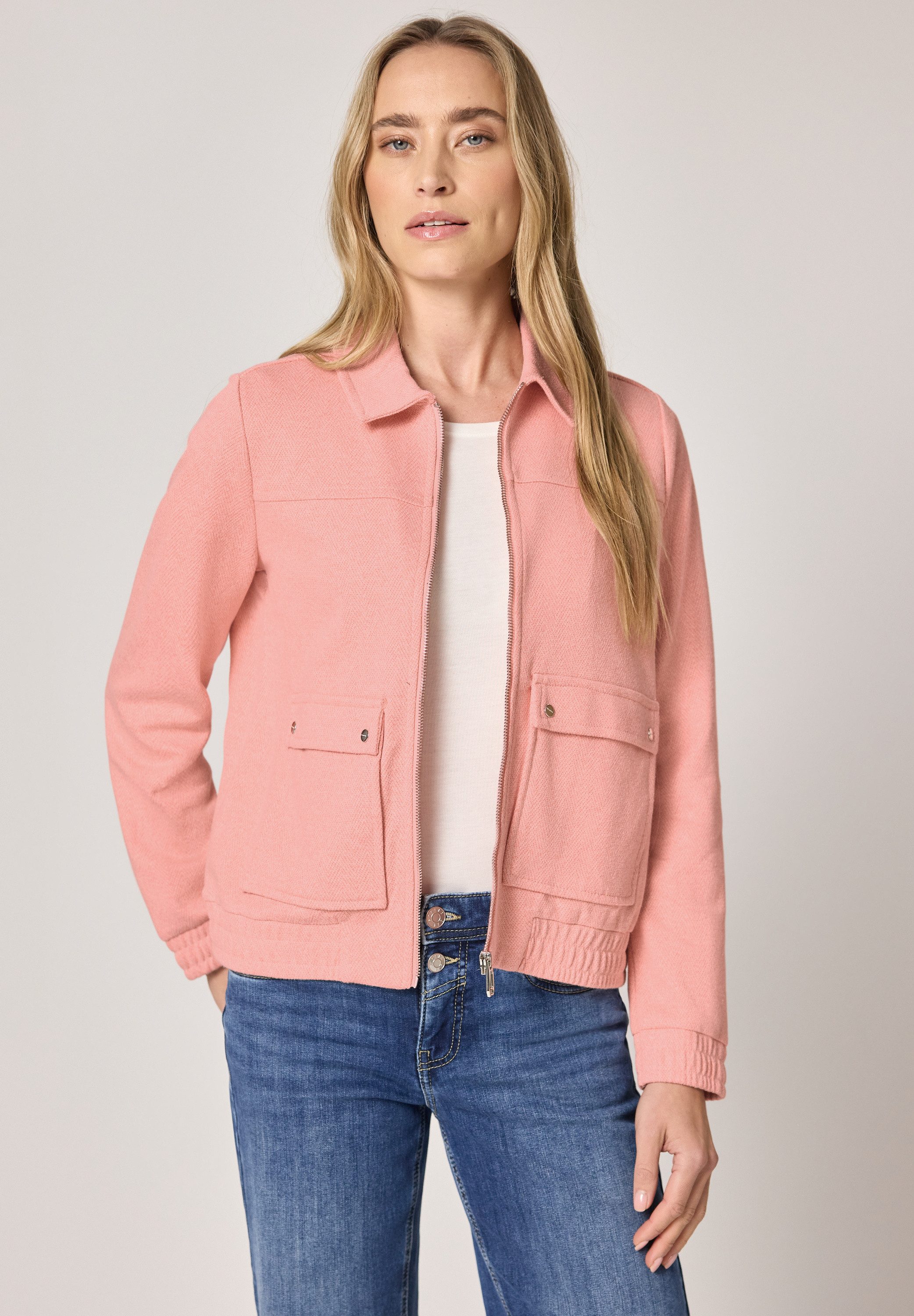 STREET ONE Blouson im soften Baumwoll-Mix