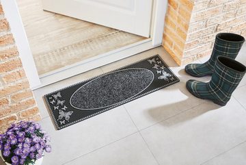 Fußmatte CC Clean Apollo, Home2Fashion, rechteckig, Höhe: 8 mm, Schmutzfangmatte, robust & strapazierfähig, In- und Outdoor geeignet