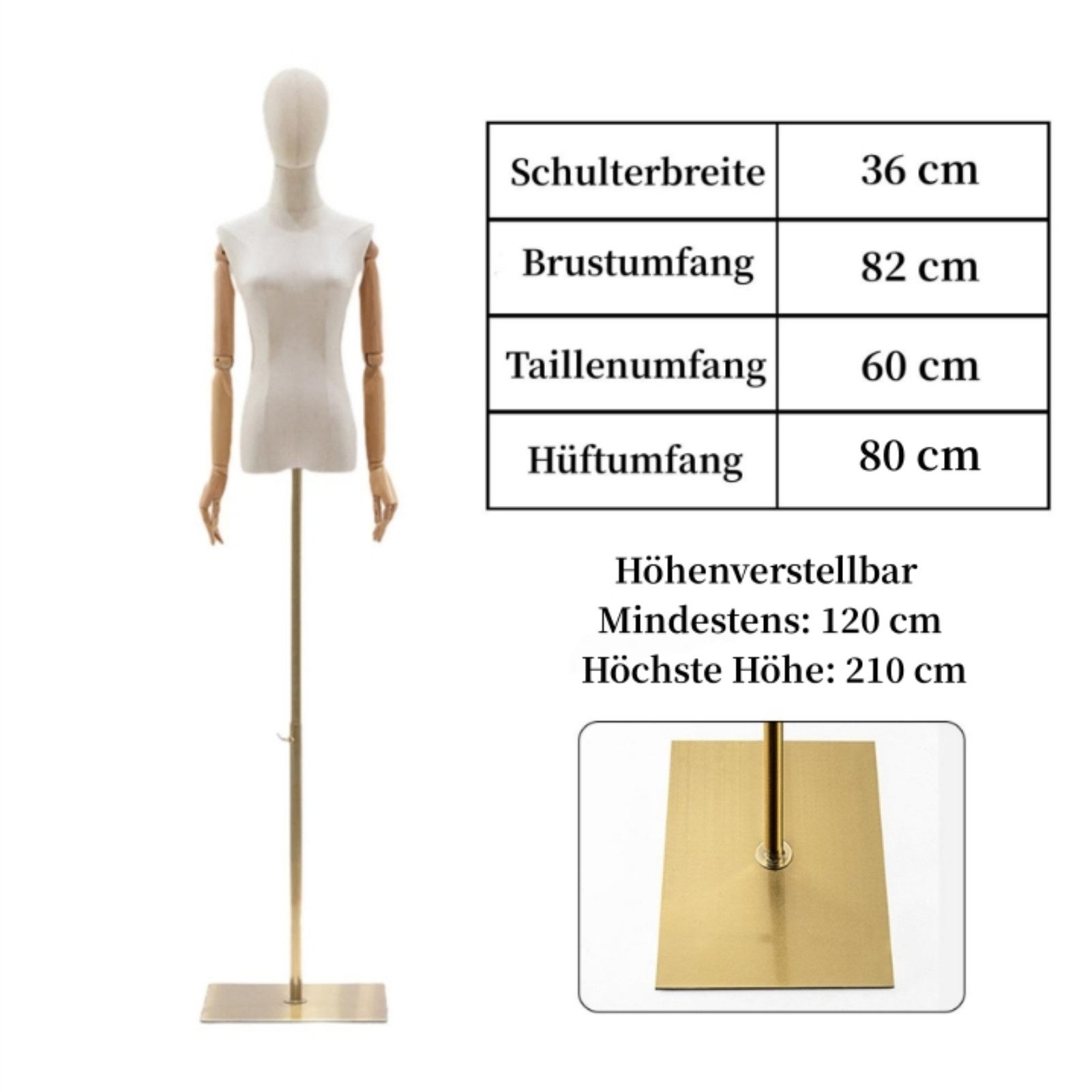 Vellora Kleiderbügel Modellstativ, Höhenverstellung zwischen 51,1 günstig online kaufen