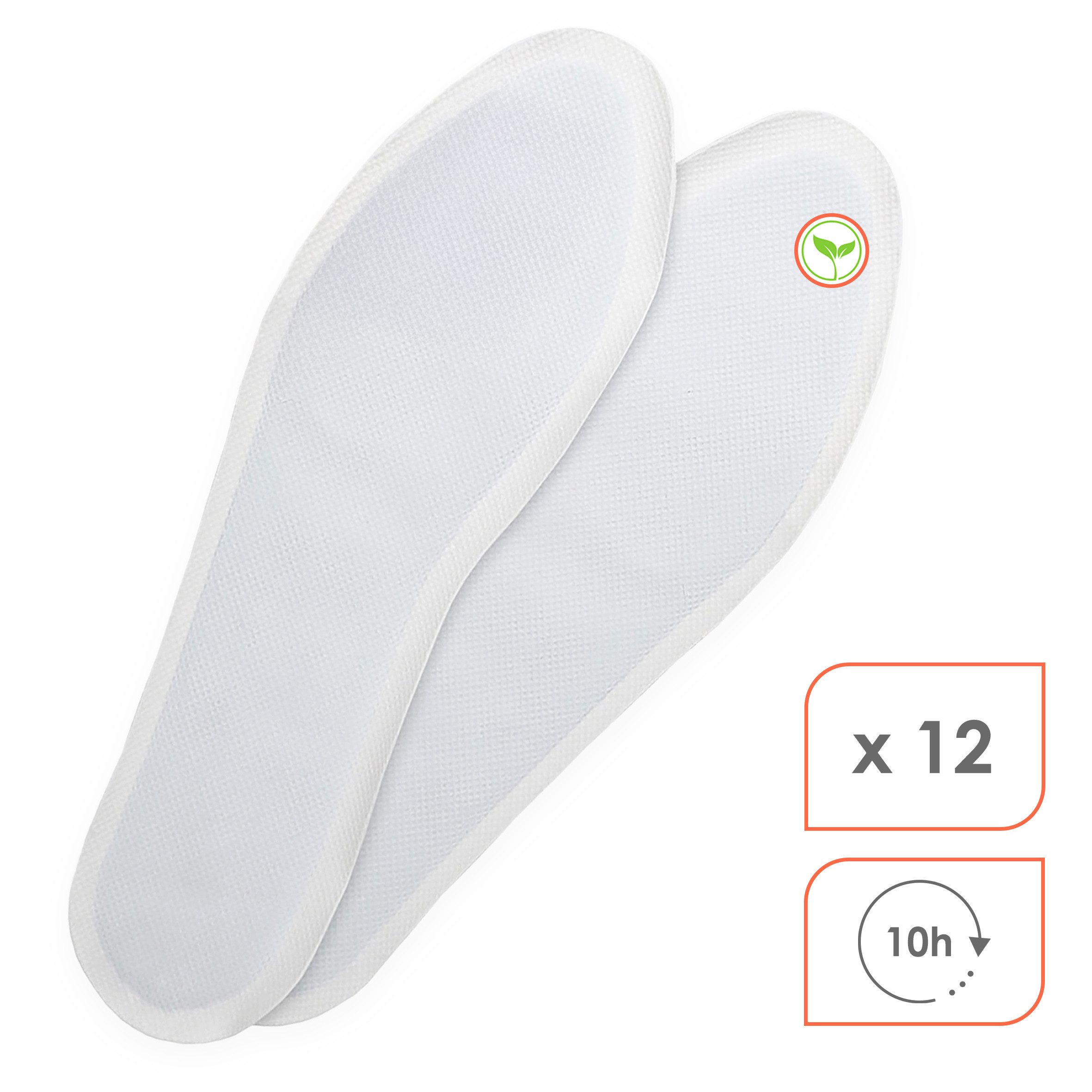 Spetebo Thermosohlen 12 Paar Fußwärmer Einlegesohlen für Schuhe (Set, 12-tlg., 12 Paar), Einmal Sohlenwärmer für 10 Stunden Wärme