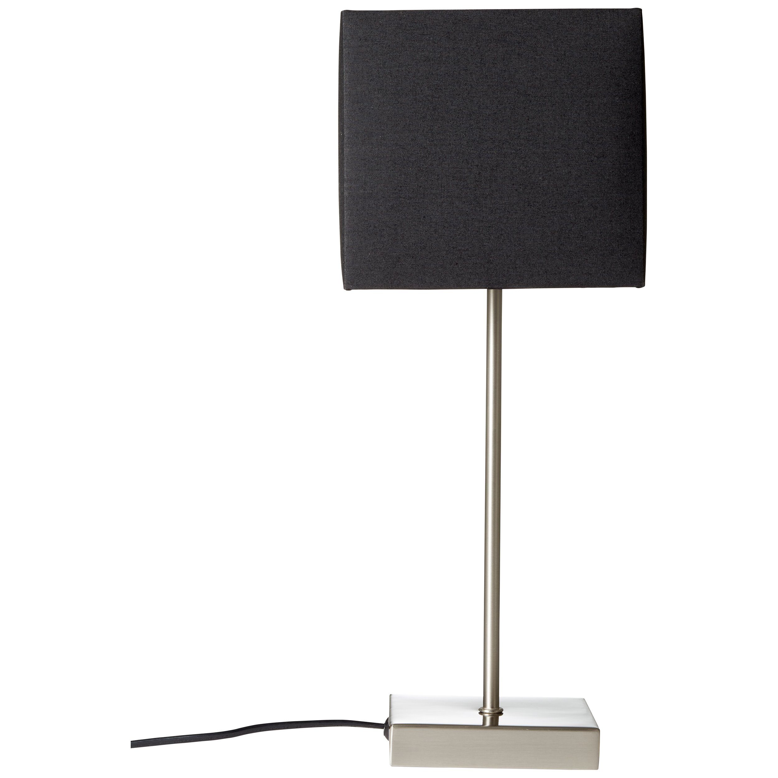 Lightbox Tischleuchte, ohne Leuchtmittel, Tischlampe, max. 43 E14, cm Metall/Textil W, Touchschalter, 40 Höhe