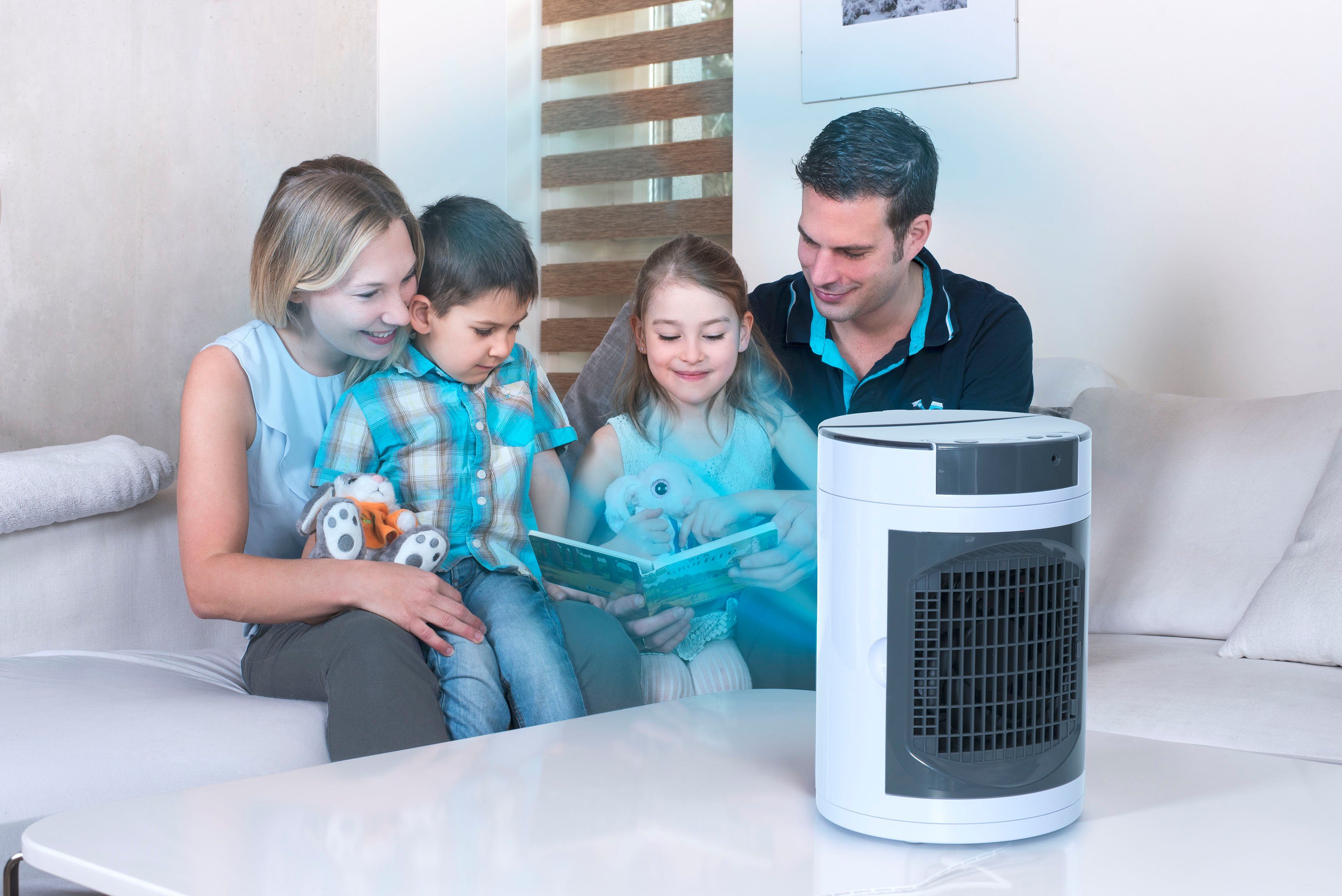MediaShop Ventilatorkombigerät Smart Luftkühler Chill