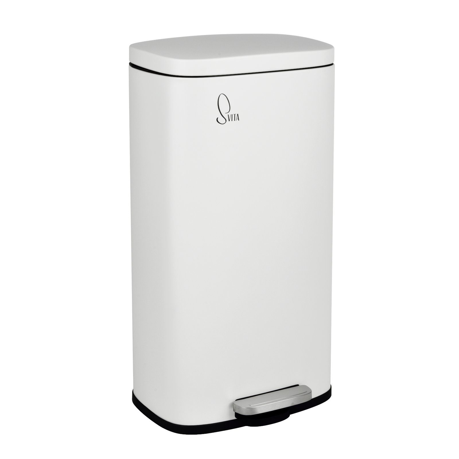 SVITA Mülleimer TQ, Fußtrittmechanismus, 30L, Inneneimer herausnehmbar