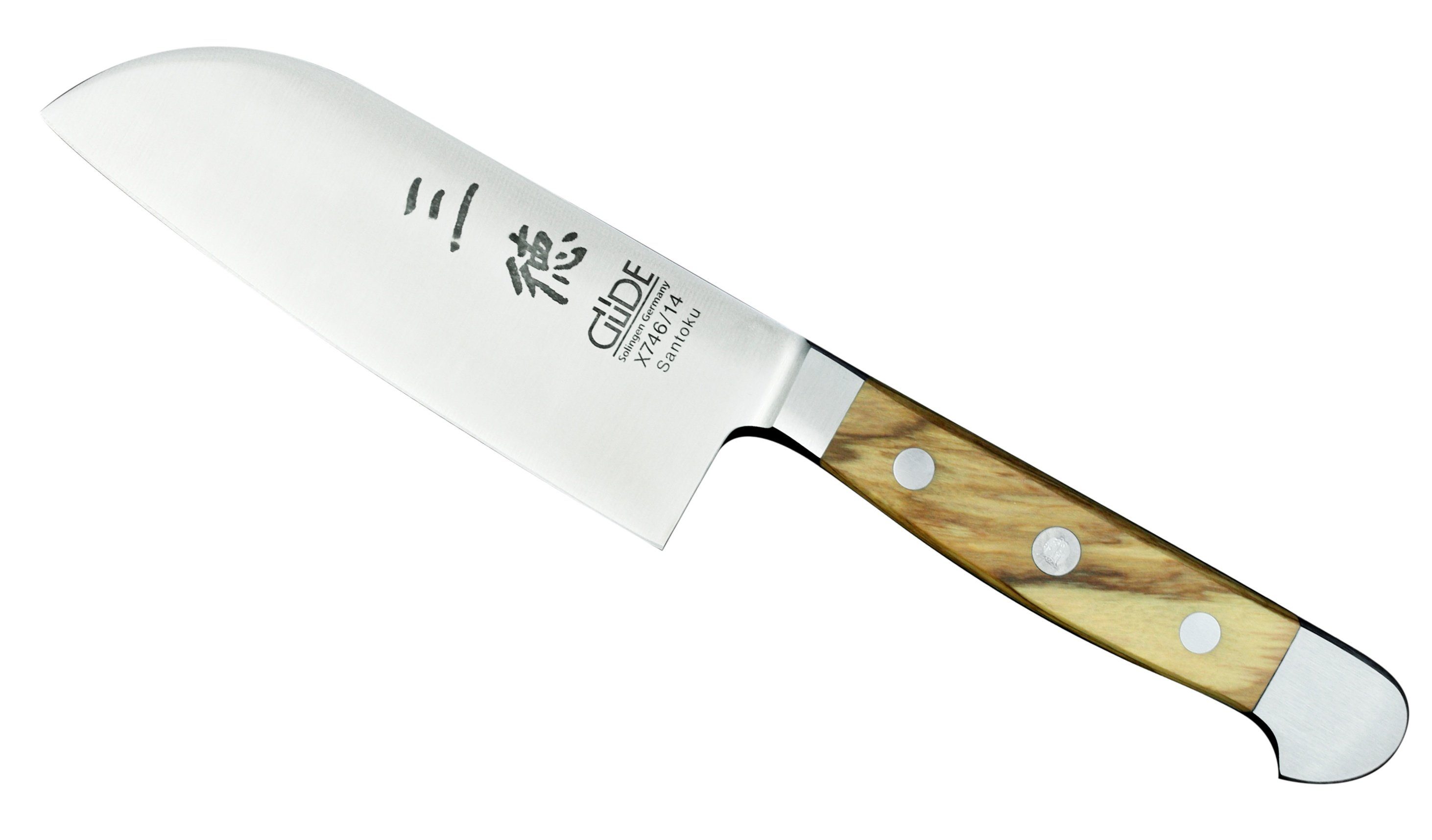 - E746/14 Faßeiche Santokumesser Güde Serie Messer Messer - Santoku Alpha Solingen kleines