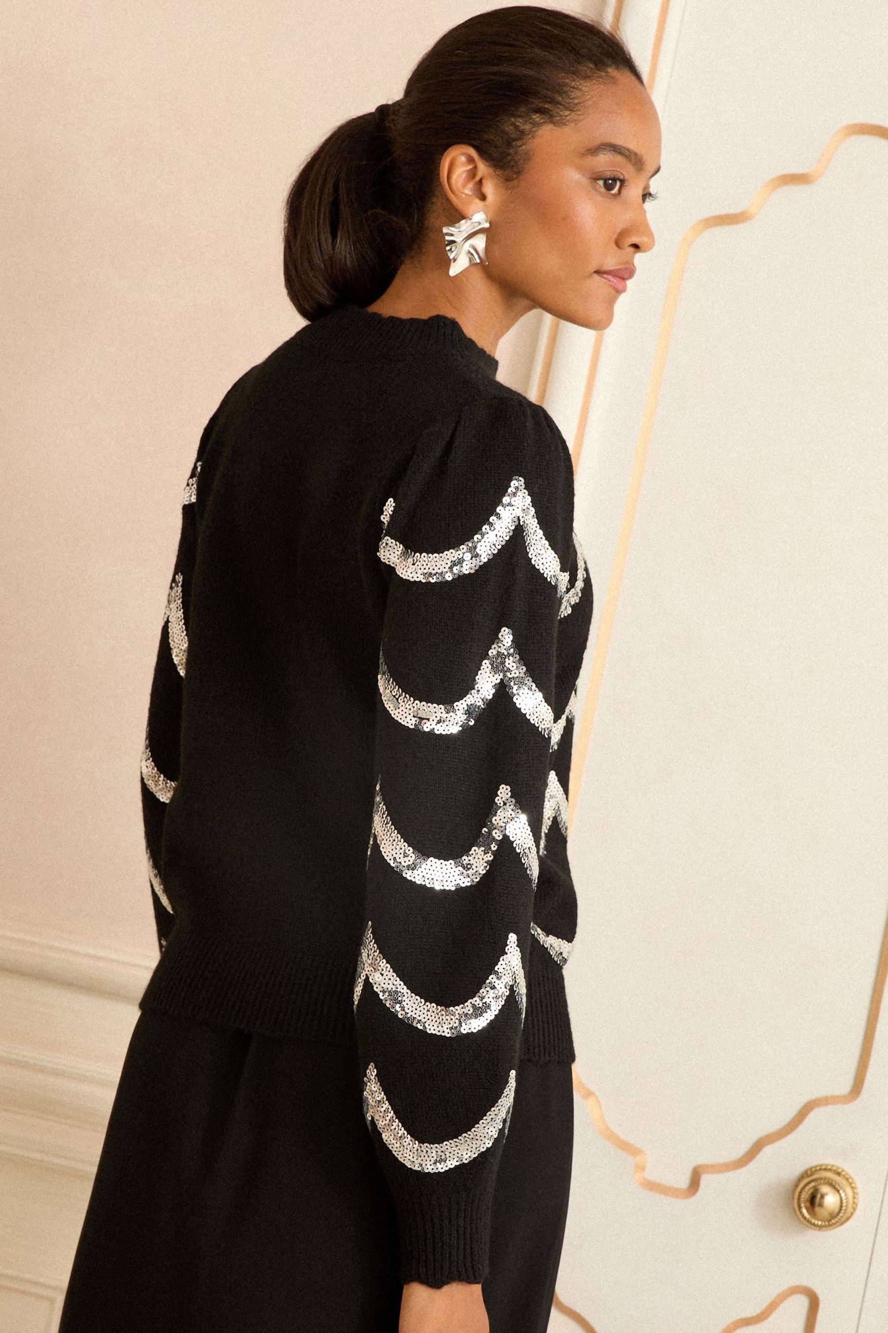 Love & Roses Strickpullover Love & Roses Strickpullover mit Pailletten Regu günstig online kaufen