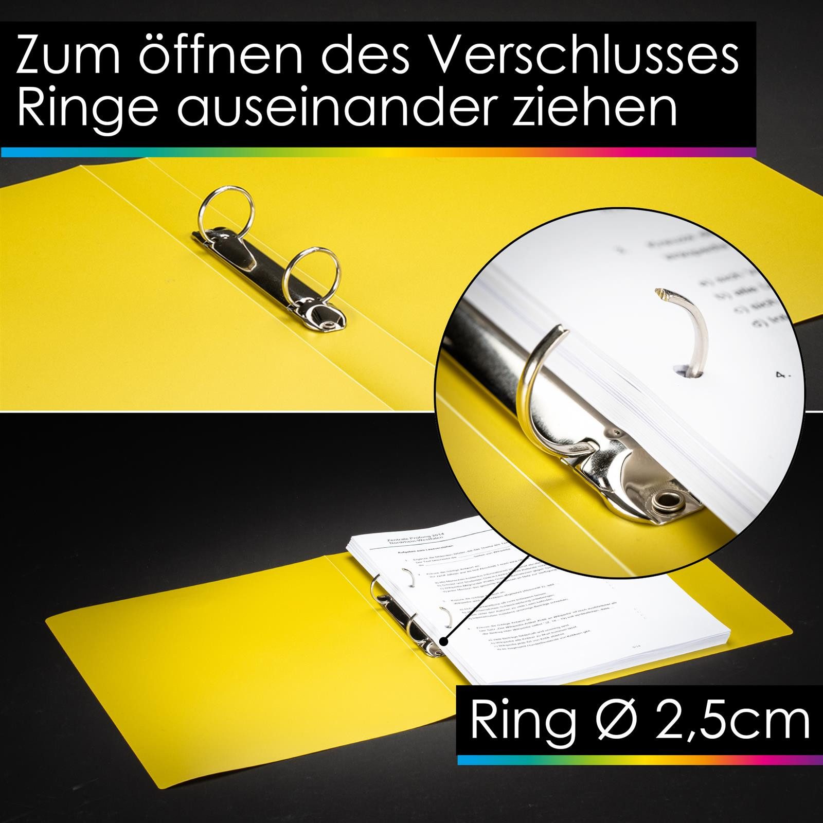 OfficeTree Ringbuchmappe Ringbuchordner 12er Set (Set)