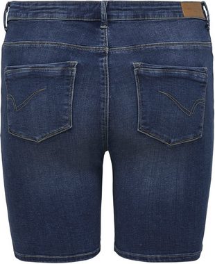 ONLY CARMAKOMA Jeansshorts mit leichten Abriebeffekten