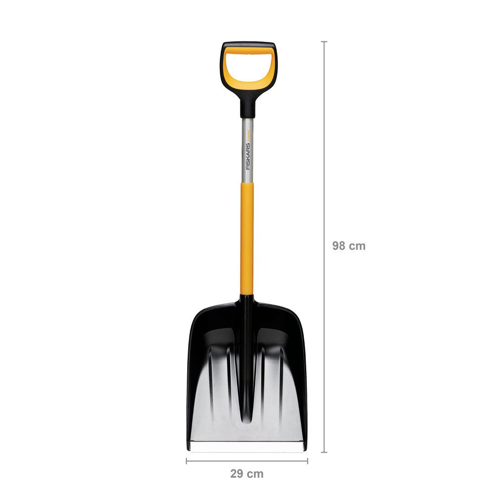 Thumbnail - Fiskars Schneeschieber Fiskars 1057393 Schneeschaufel 290 mm Aluminium, Kunststoff