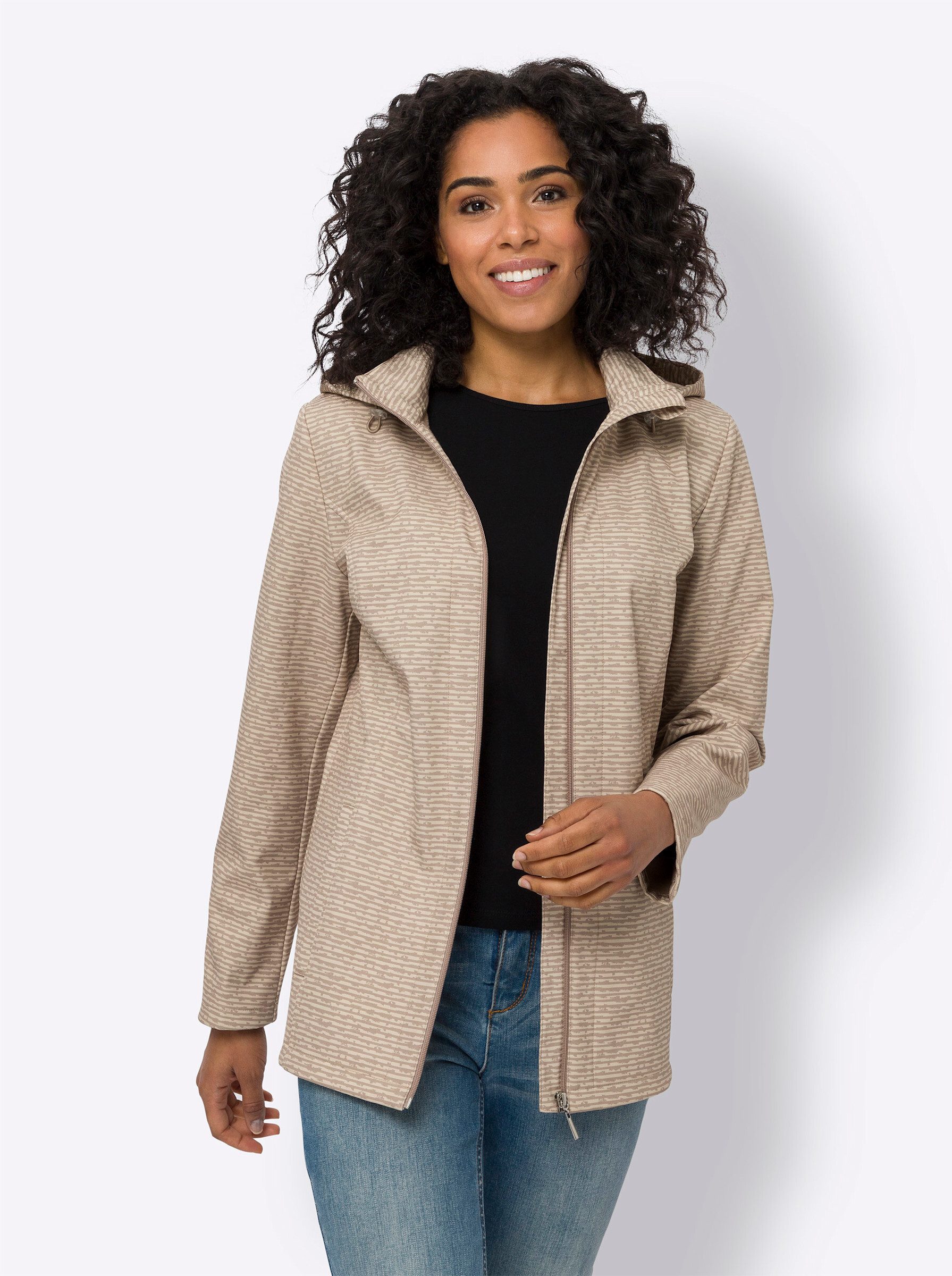 Allwetterjacke Softshell-Jacke Langarm