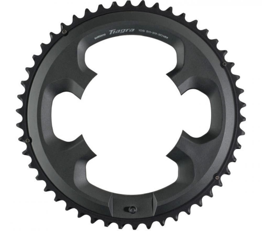 Kettenschaltung SHIMANO Kettenblatt TIAGRA FC-4703 50 Zähne Grau - präzise Schaltperfo