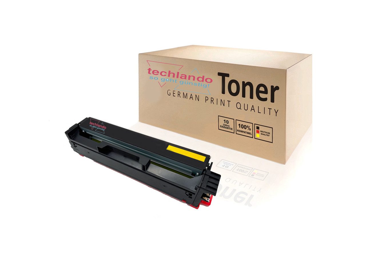 Techlando Tonerpatrone Techlando Green Toner REBUILD mit Chip C3220Y0 Farbe: Yellow