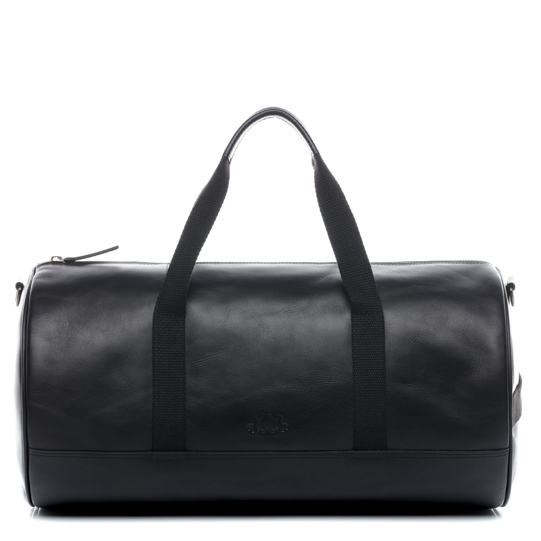 FEYNSINN Umhängetasche echt Leder Weekender groß Ledertasche schwarz FINLAY, Echtleder Reisegepäck für Damen & Herren, Sporttasche XL schwarz
