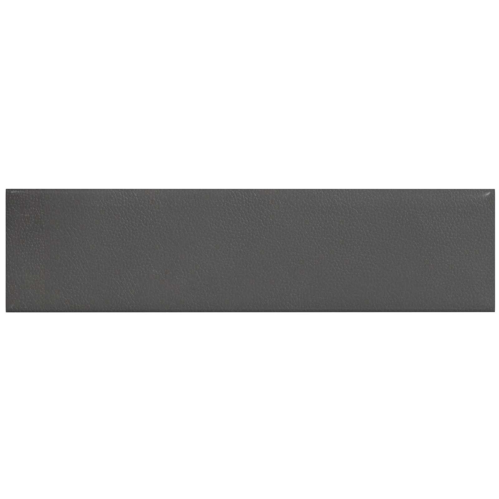 vidaXL Wandpaneel Wandkopfteilen 12 stk. 60 x 15 cm Grau Stoff, (12-tlg)