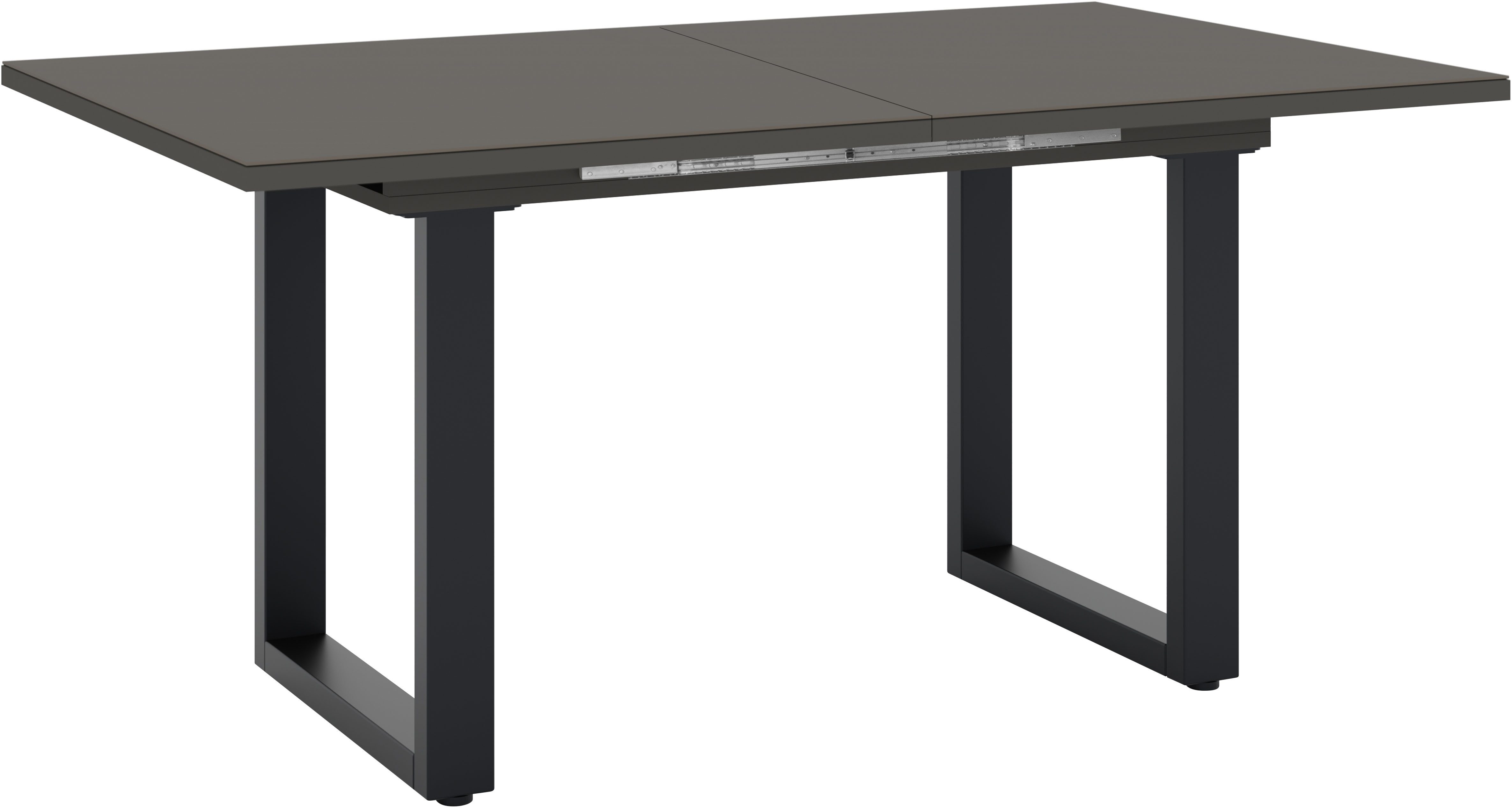 Mäusbacher Esstisch, Esstisch ausziehbar auf 210 cm, eckige Tischform, Gestell U-Form