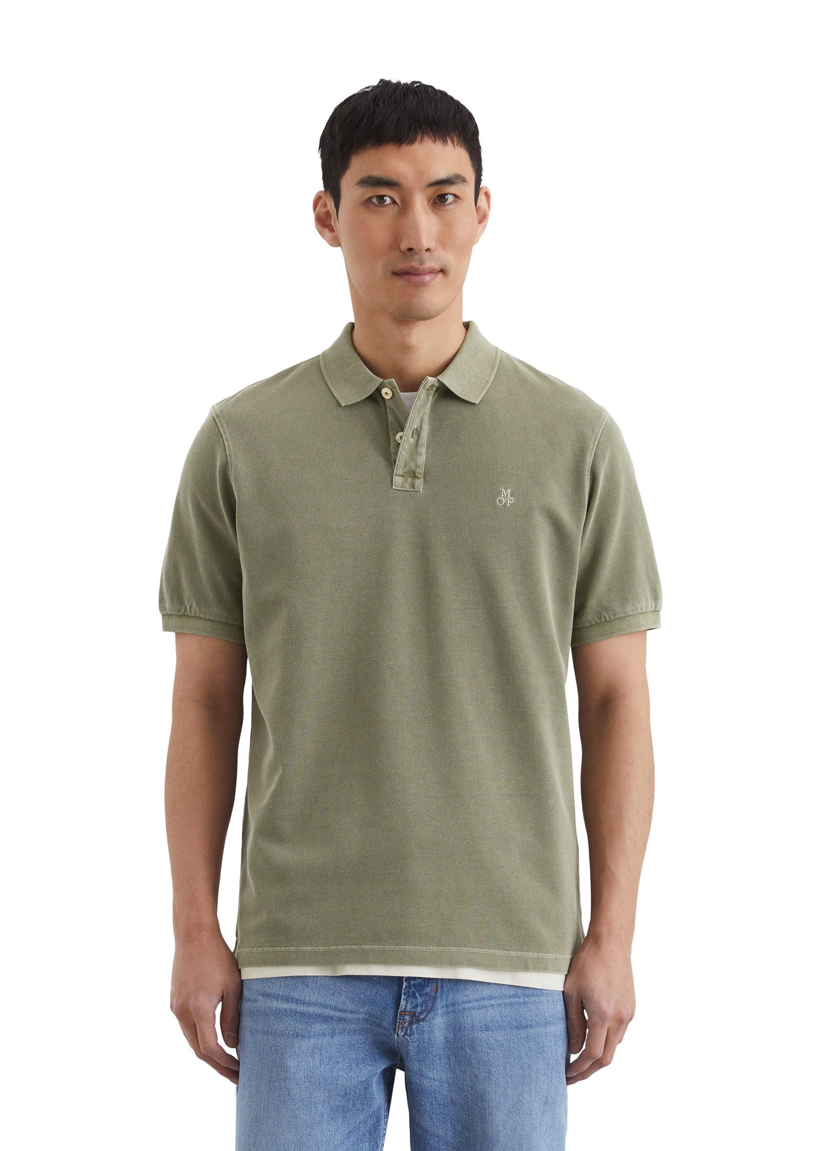 Marc OPolo Poloshirt "aus Bio-Baumwolle" günstig online kaufen