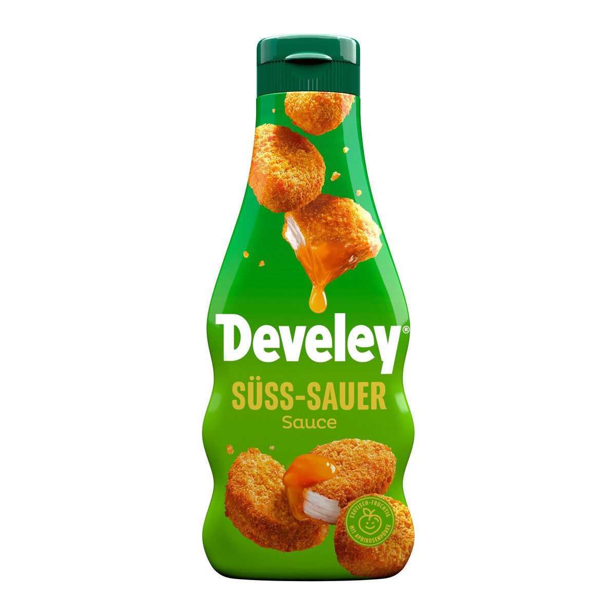 Develey Saucen, Develey Suesssauer Sauce fruchtig mild wuerzig servieren 250ml