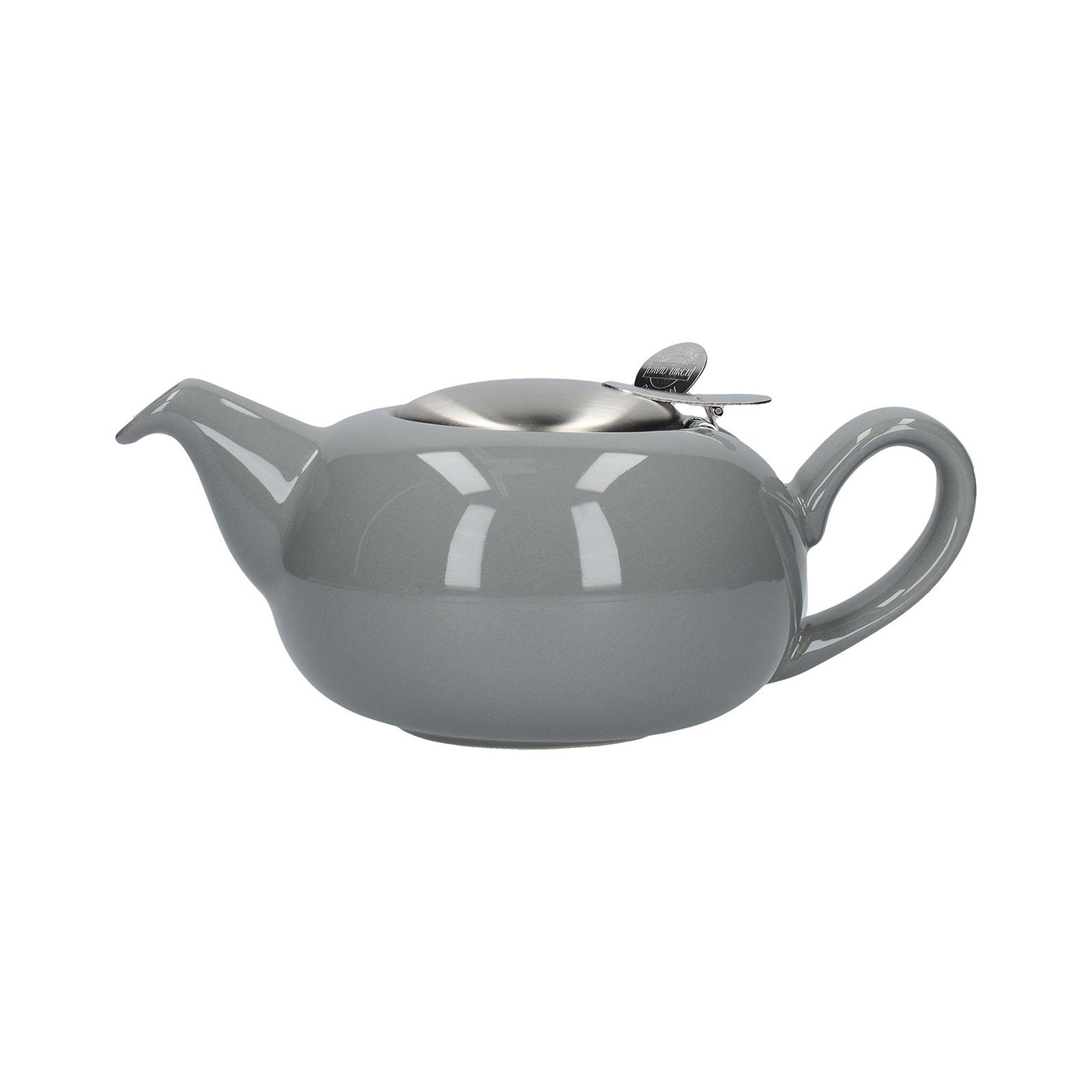 Neuetischkultur Teekanne Teekanne mit Sieb, 2 Tassen 500 ml, Keramik, 0.5 l Hellgrau