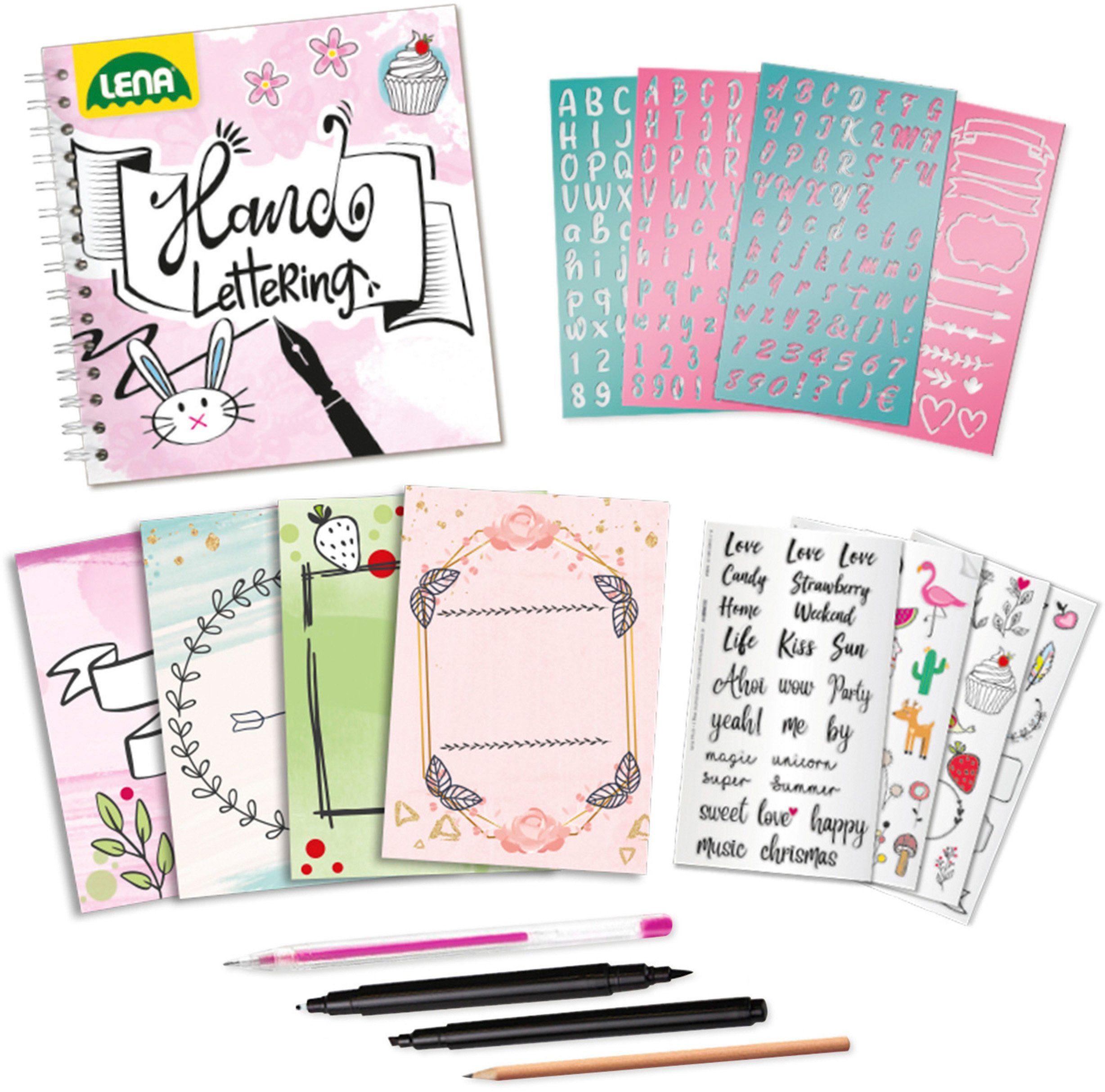Lena® Kreativset Handlettering-Set