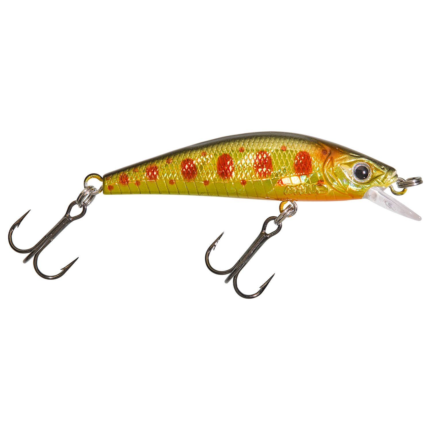 Gunki Fishing Kunstköder Gunki Gamera 50HW Wobbler, (1-St) HL Brown Trout