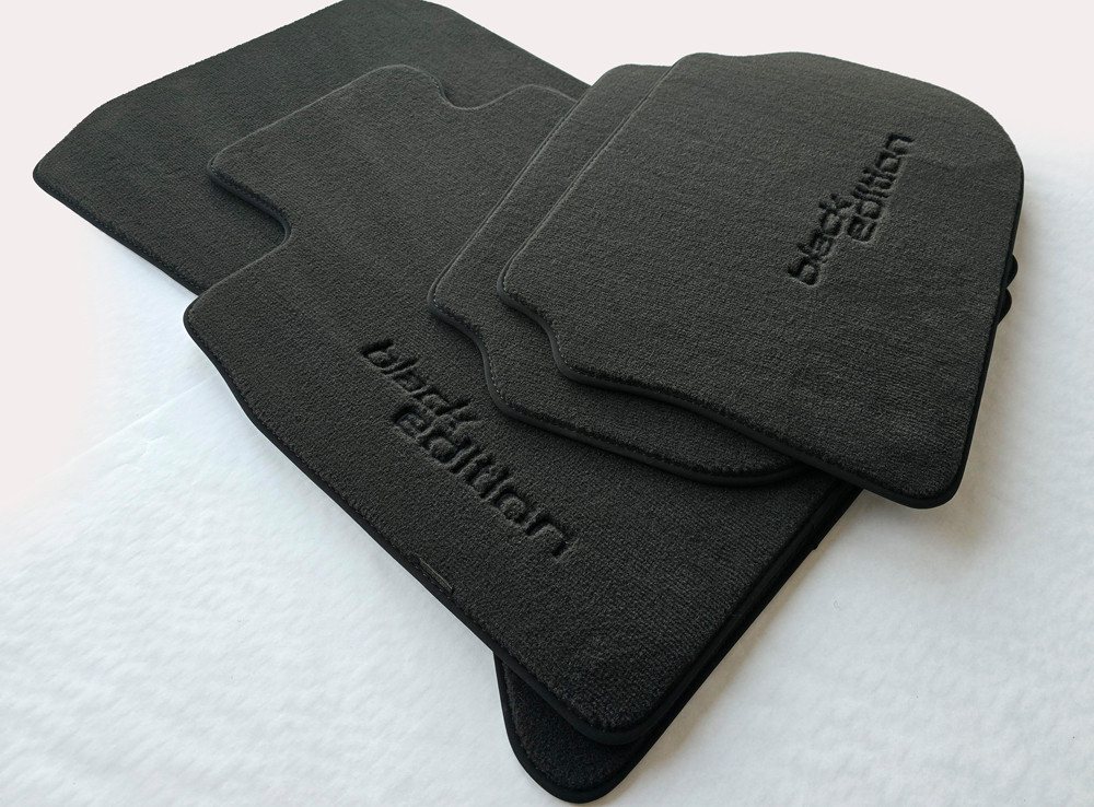 Profi Mats Passform-Fußmatten Velours passend für BMW X1 F48 2015-2022 Premium Black Edition, Fussmatten passend für BMW X1 F48 2015-2022 Black Edition