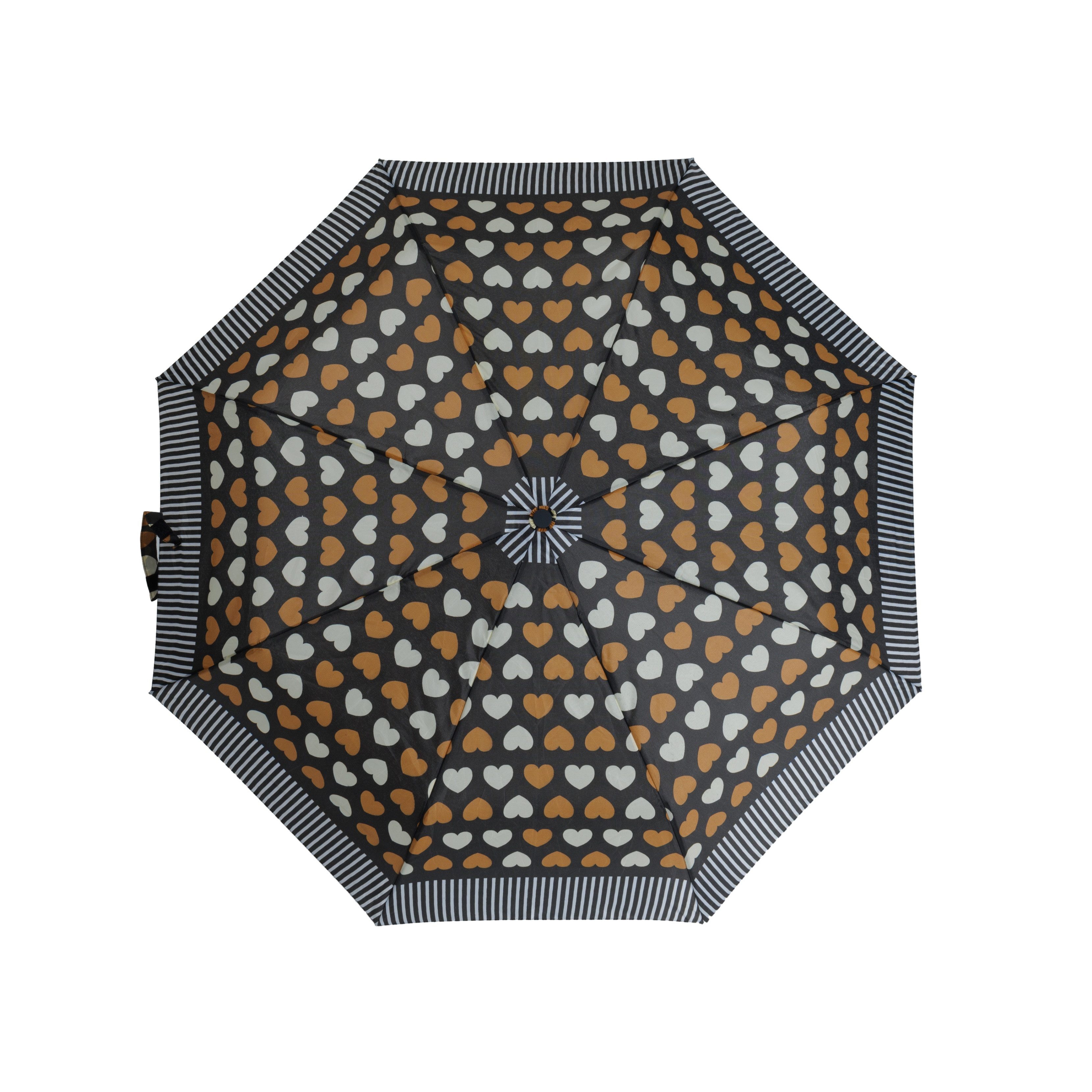 Susino Taschenregenschirm Teleskop Taschenschirm mit Schutzhülle ø100 cm Wind- und Regenfest