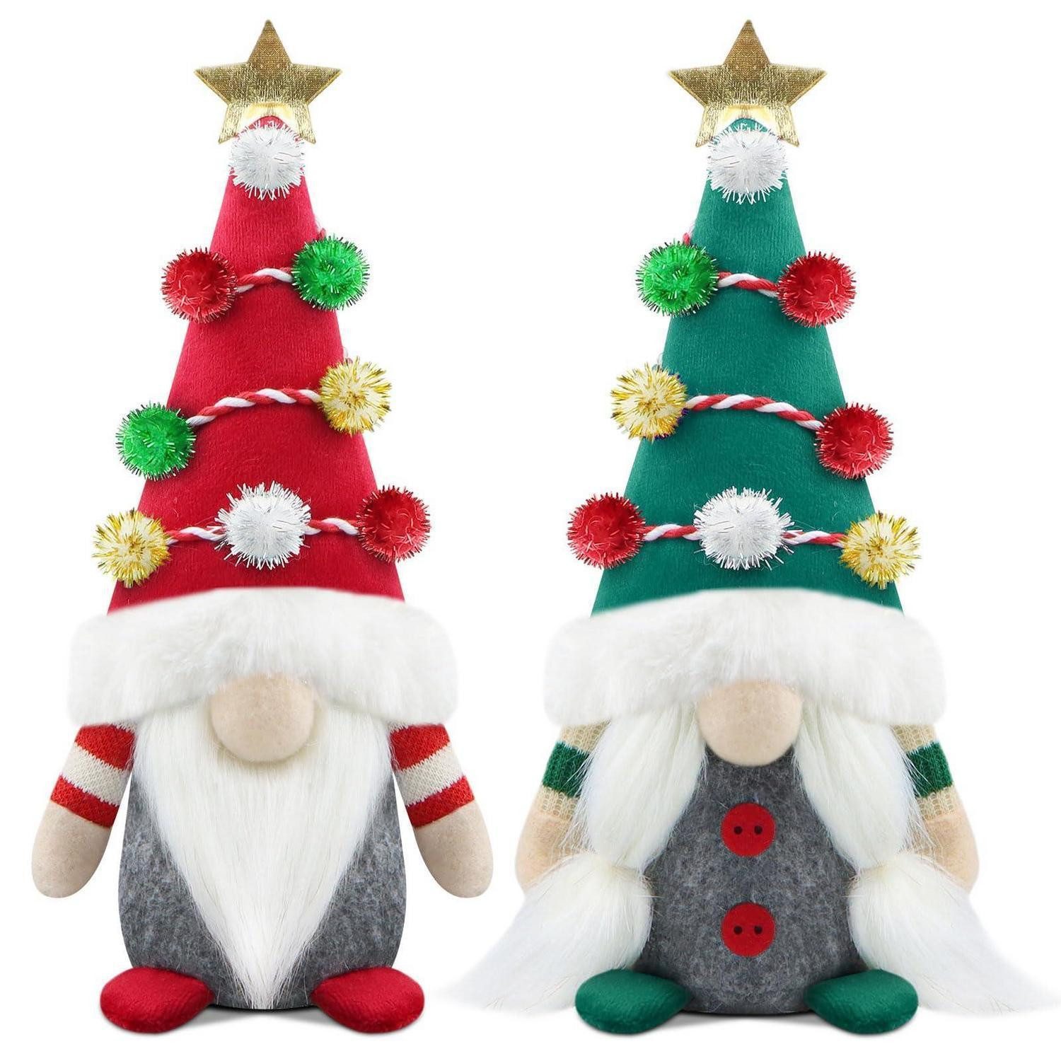 LuxusKollektion Wichtel Weihnachtswichtel Deko 2er Set (2 St)