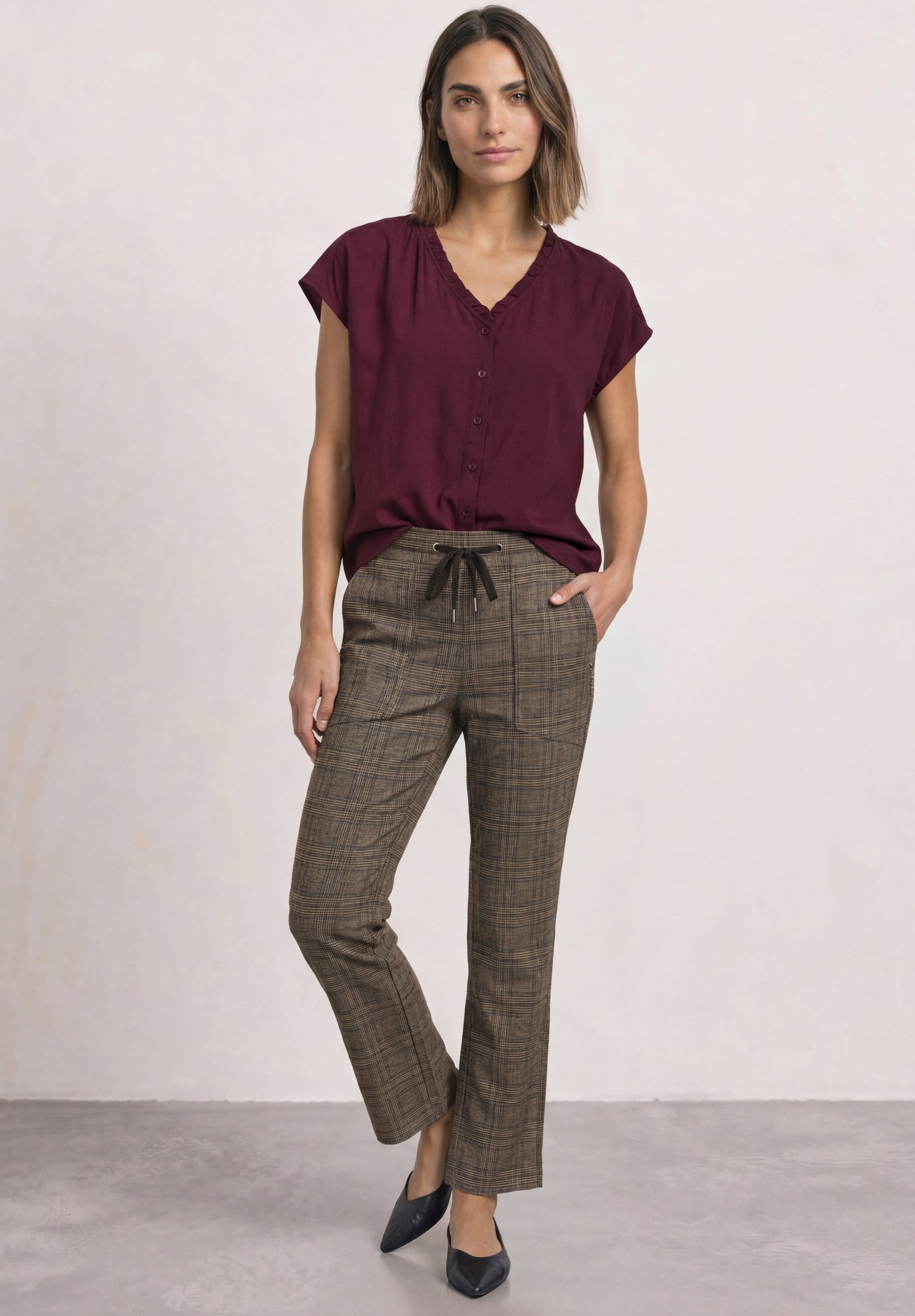 STREET ONE Stoffhose Middle Waist