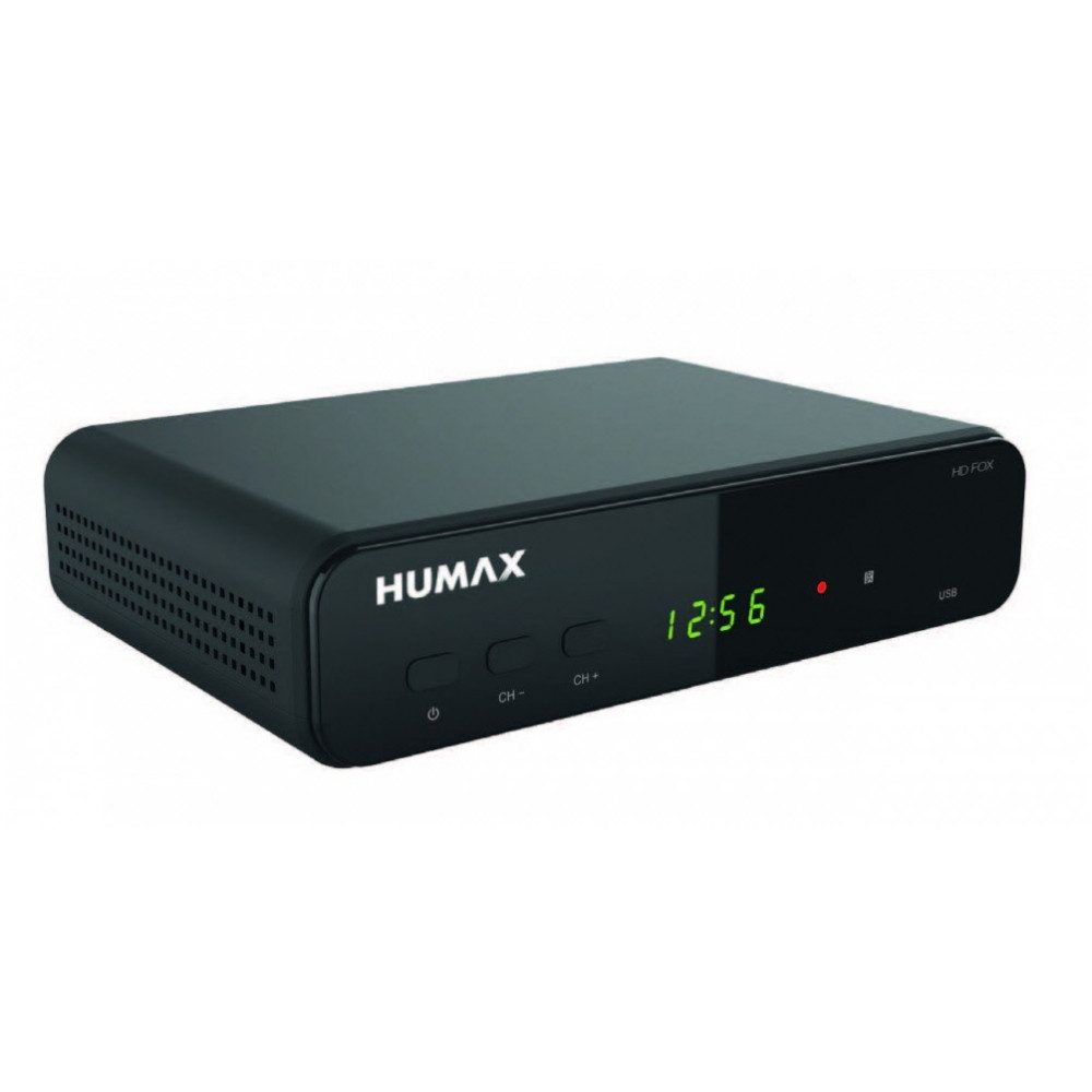 Humax HD Fox HDTV Sat-Receiver für besten Genuss. SAT-Receiver (DVB-S und DVB-S2, USB-Aufnahmefunktion für Sendungen)