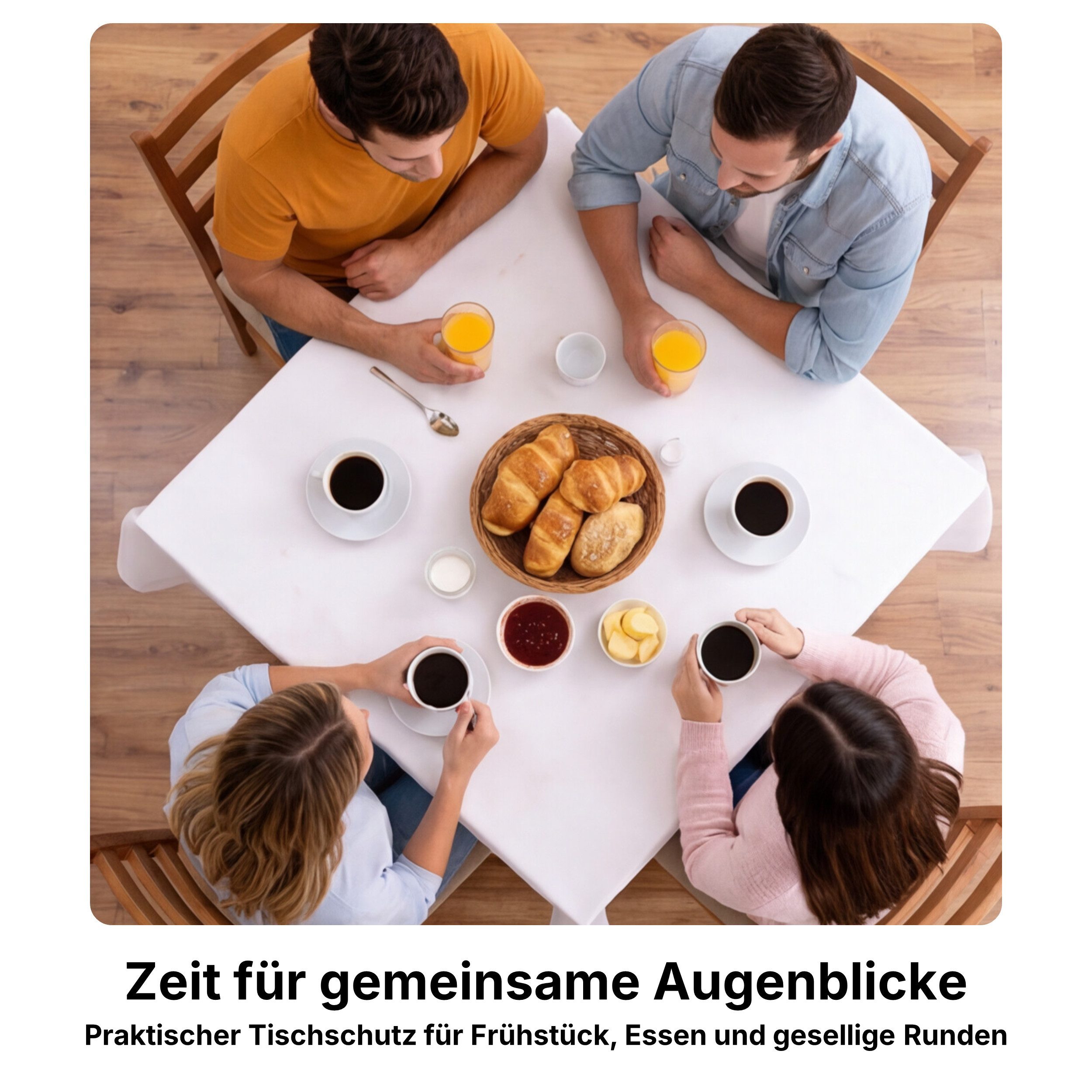 Melody Gartentischdecke Tischdecke Wachstuch Uni weiss abwaschbar eckig rund oval, fleckenabweisend, wasserabweisend, bedruckt, abwischbar