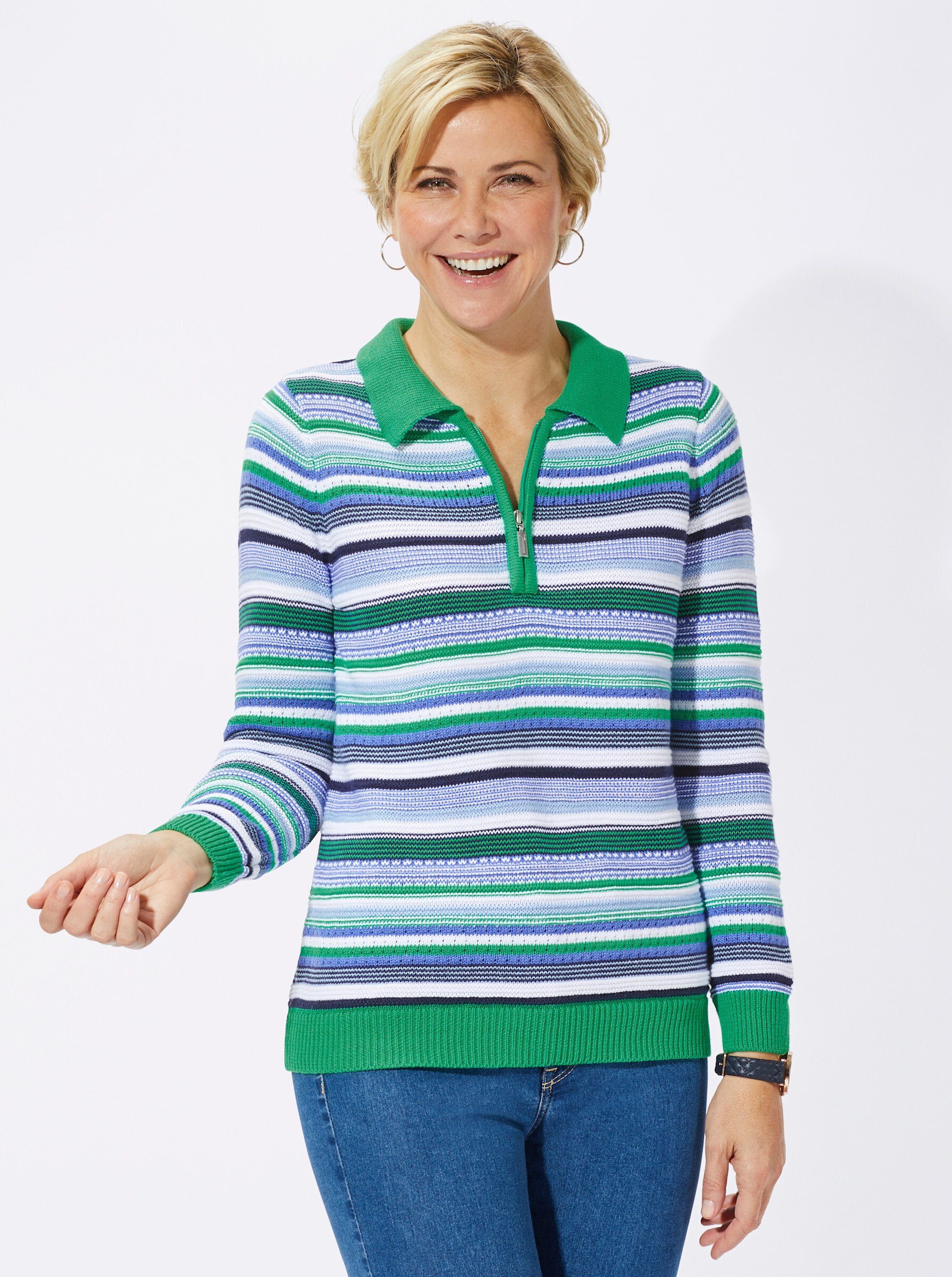 Strickpullover Langarm-Pullover