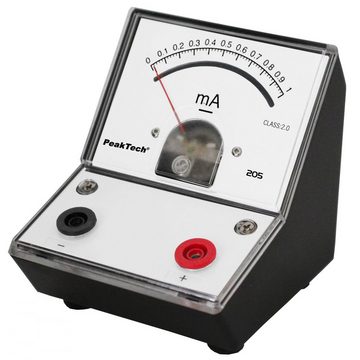 PeakTech Strommessgerät PeakTech P 205-03: Analog-Amperemeter 0-1 mA (ED-205 0-1MA), 1-tlg.