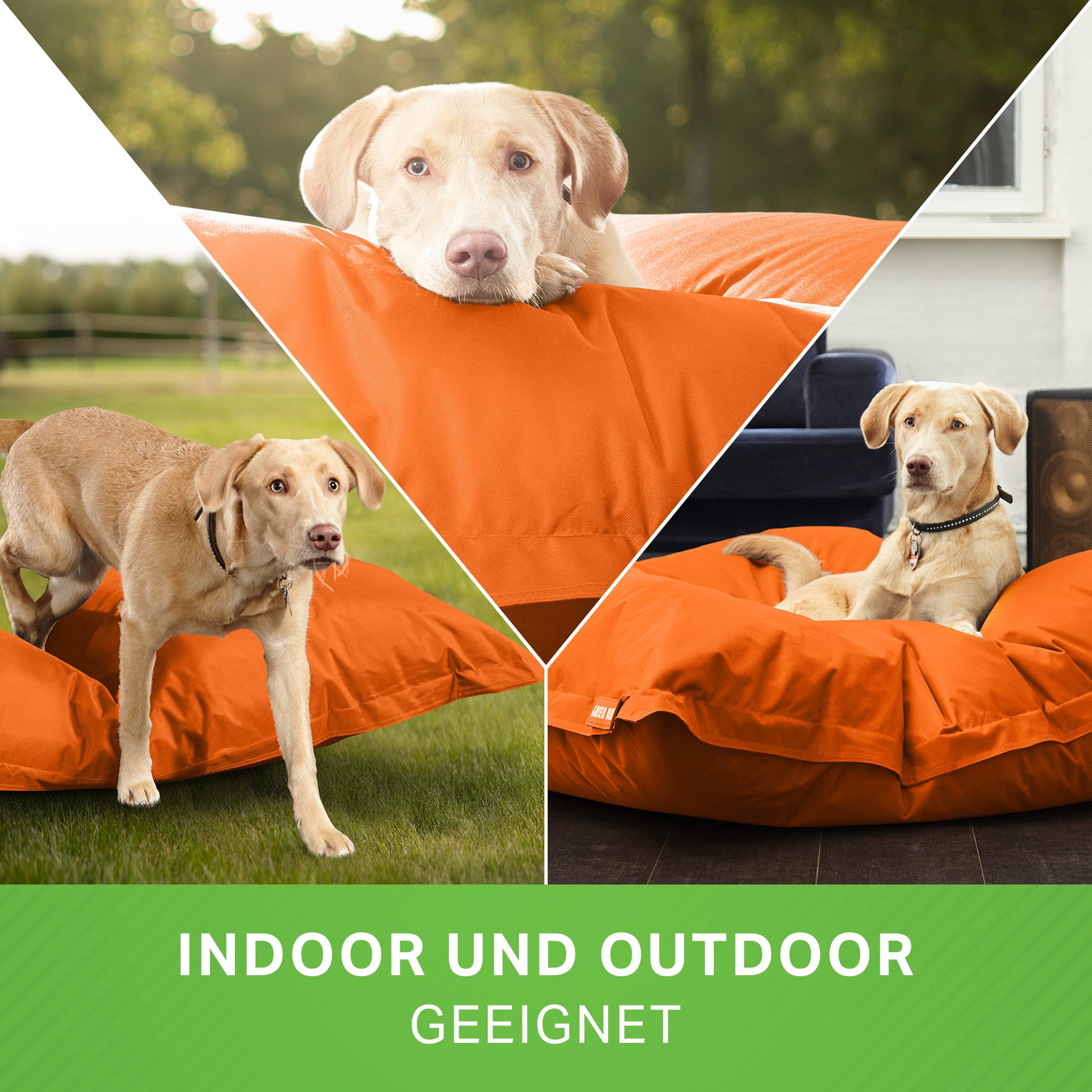 Green Bean Hundematte XXL Hundebett - Hundekissen 140x180cm