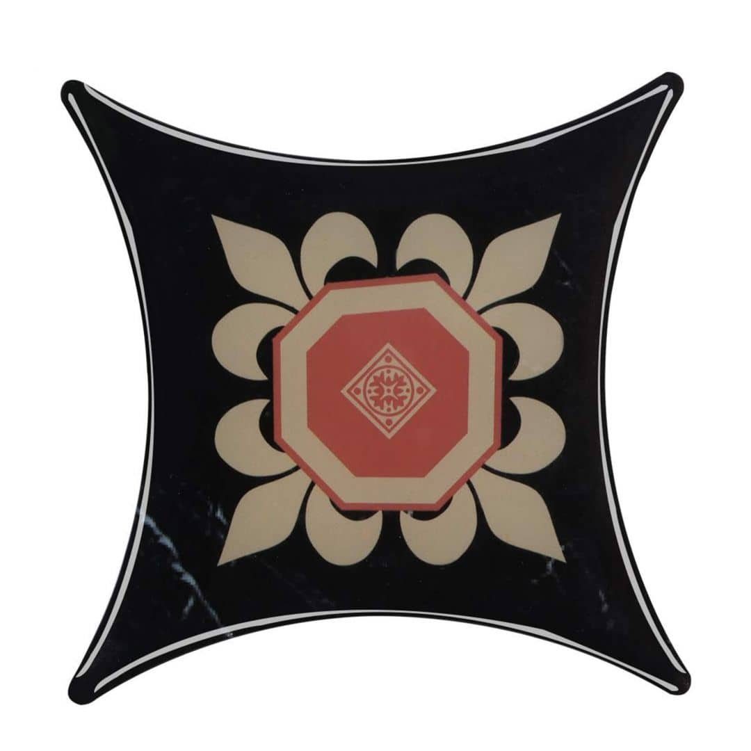 K&L Wall Art Fliesenaufkleber selbstklebende 3D Zierfliese Bodenkachel Ornament Vintage Deko 10Stk