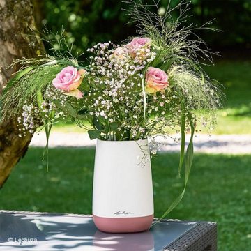 Lechuza® Dekovase Vase Yula Flower weiß/grau seidenmatt