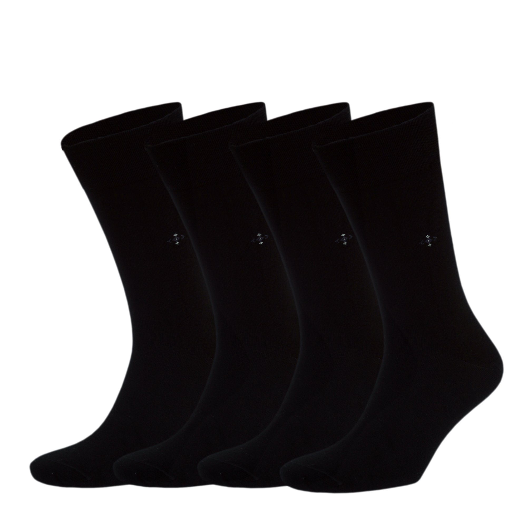 NoblesBox Шкарпетки Damen und Herrensocken (Box, 4-Paar, 40-46 EU Größe) Arbeitssocken, Bambussocken
