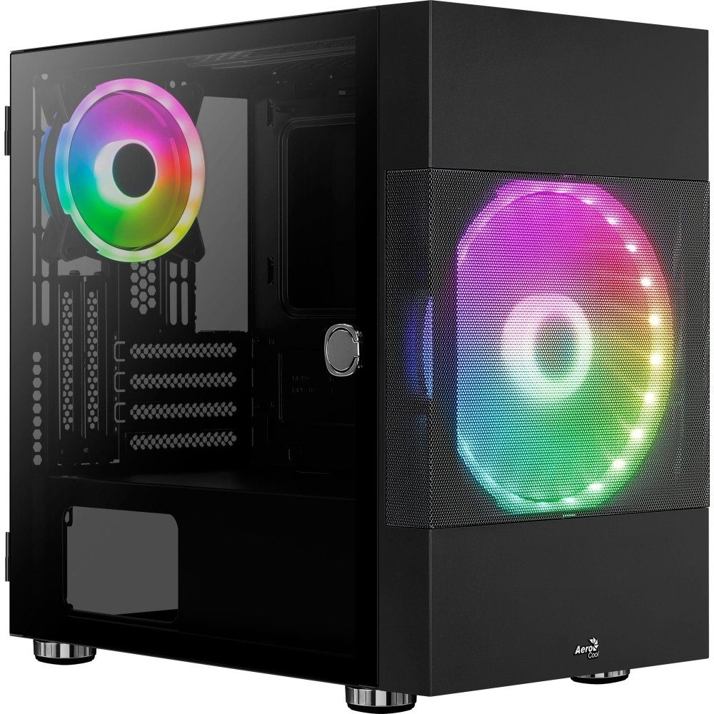 PC-Gehäuse Geh Mini Atomic Lite v1 - Mini-Tower-Gehäuse - schwarz