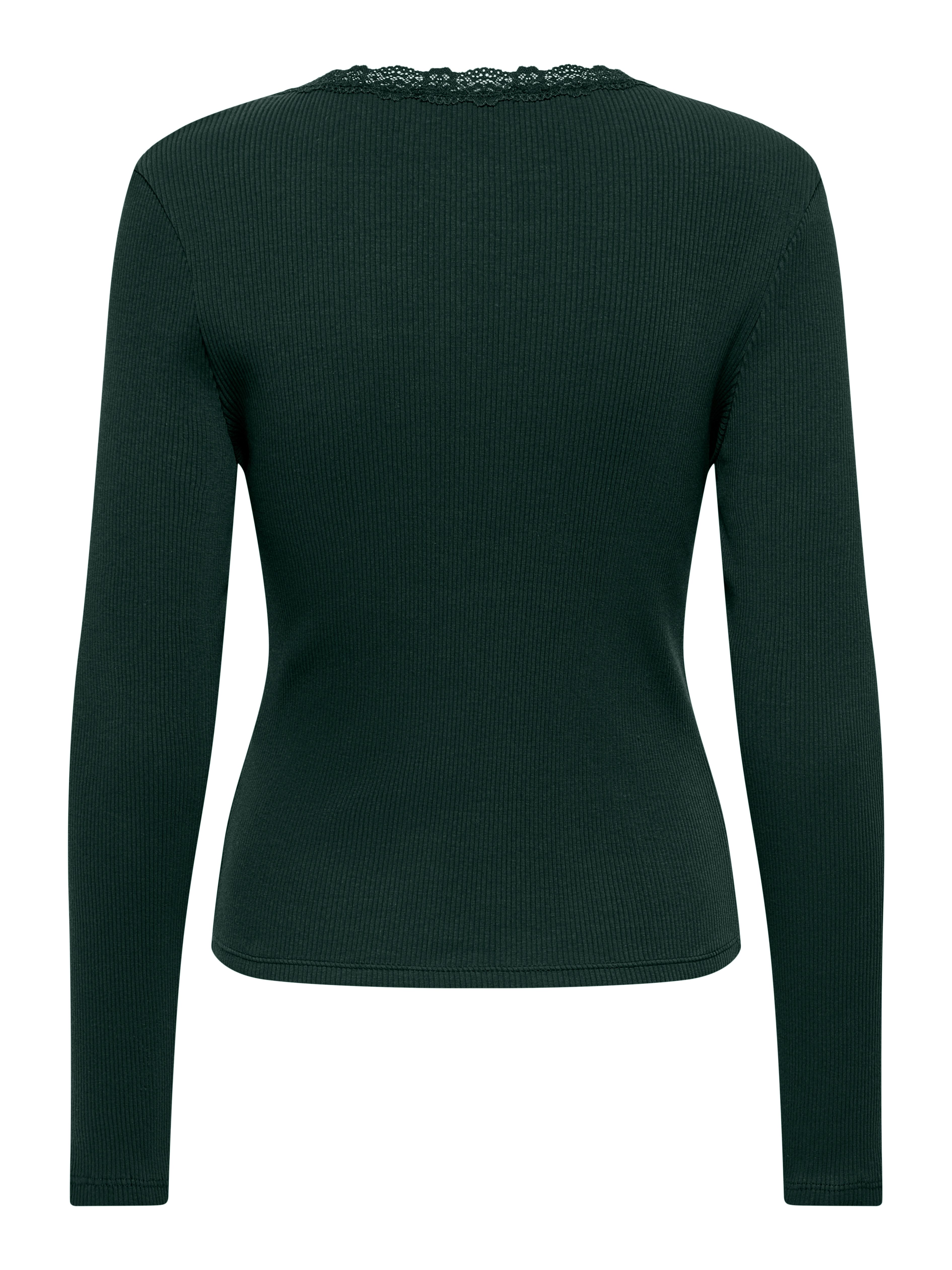 ONLY V-Shirt ONLSARA SHARAI L/S V-NECK TOP JRS Baumwollmischung, slim fitregular fit