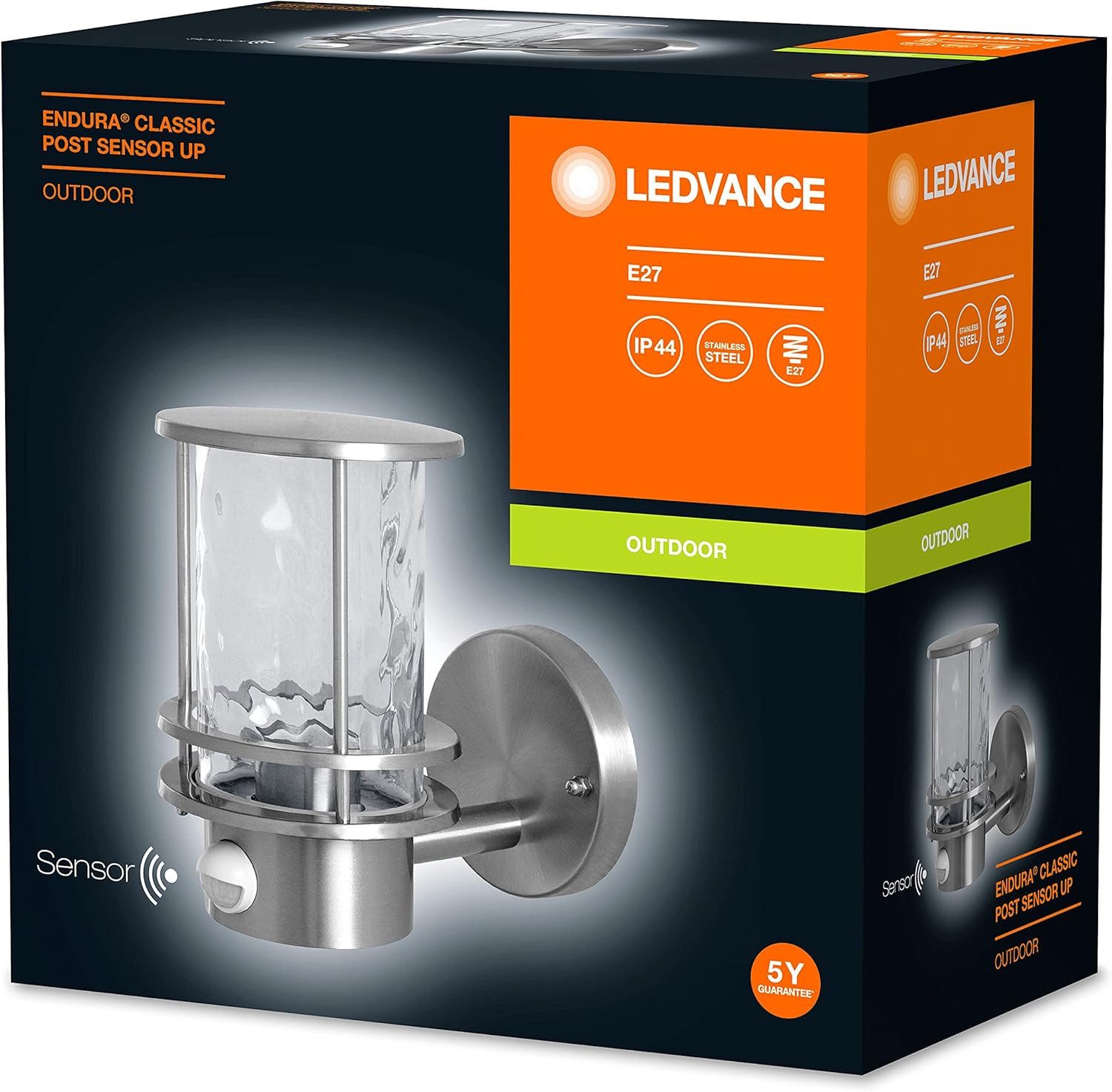Ledvance Außen-Wandleuchte LEDVANCE ENDURA Classic Post Up Wandleuchte mit Sensor, LEDVANCE ENDURA Classic Post Up Wandleuchte mit Sensor