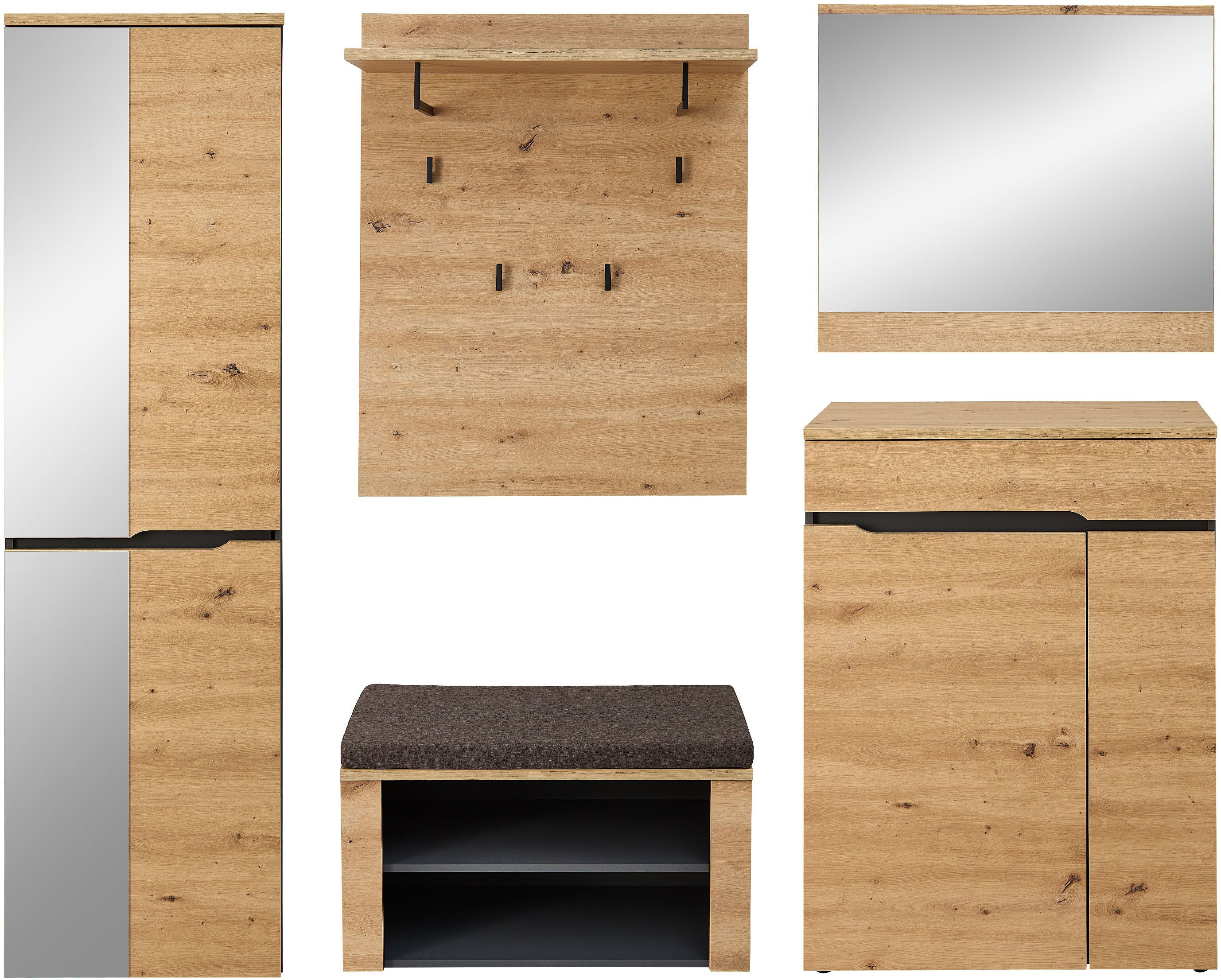 OTTO home Шафи-Set Fargo Шафиset, 245/192/38 (B/H/T cm), (5-St)