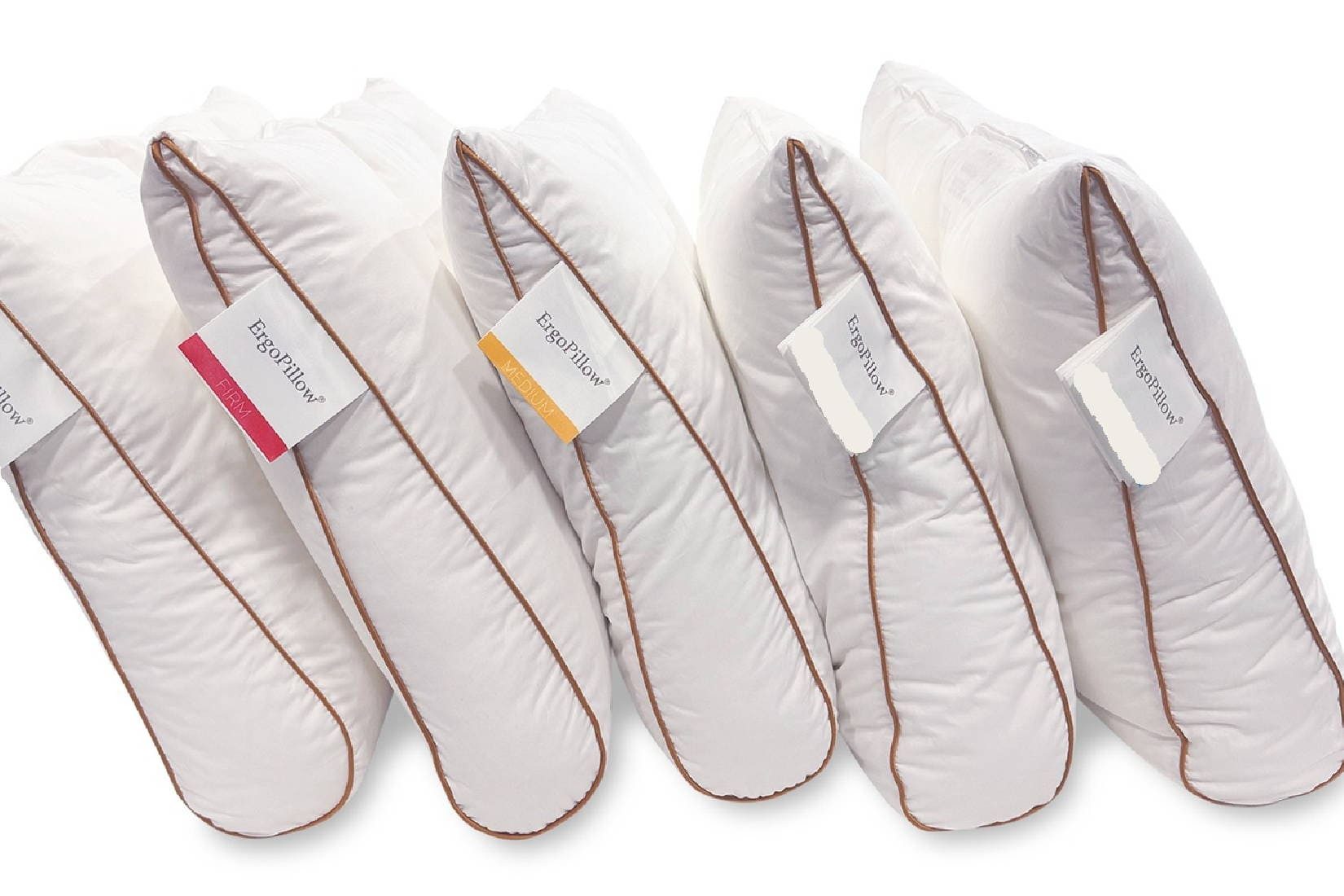 Sleepy Nackenstützkissen Ergopillow, Füllung: 100% Polyester, Seitenschläfer, Rückenschläfer, Bauchschläfer, Mit Talalay Latex Stützkern