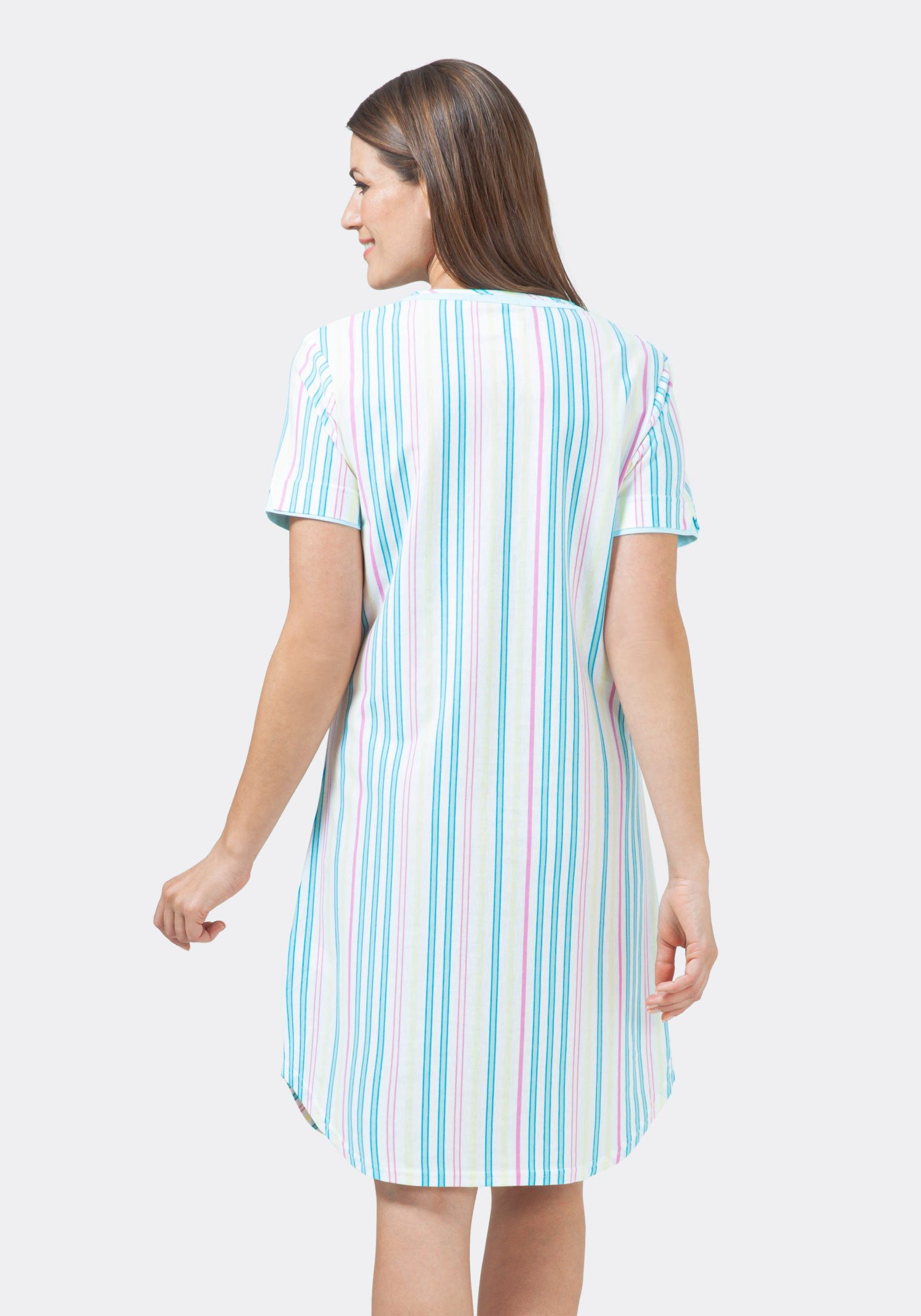 Hajo Nachthemd Damen Schlafshirt mit kurzem Arm (1-tlg) Modisches Design