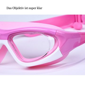 GelldG Schwimmbrille Schwimmbrille, Unisex Antibeschlag Schwimmbrille für Kinder