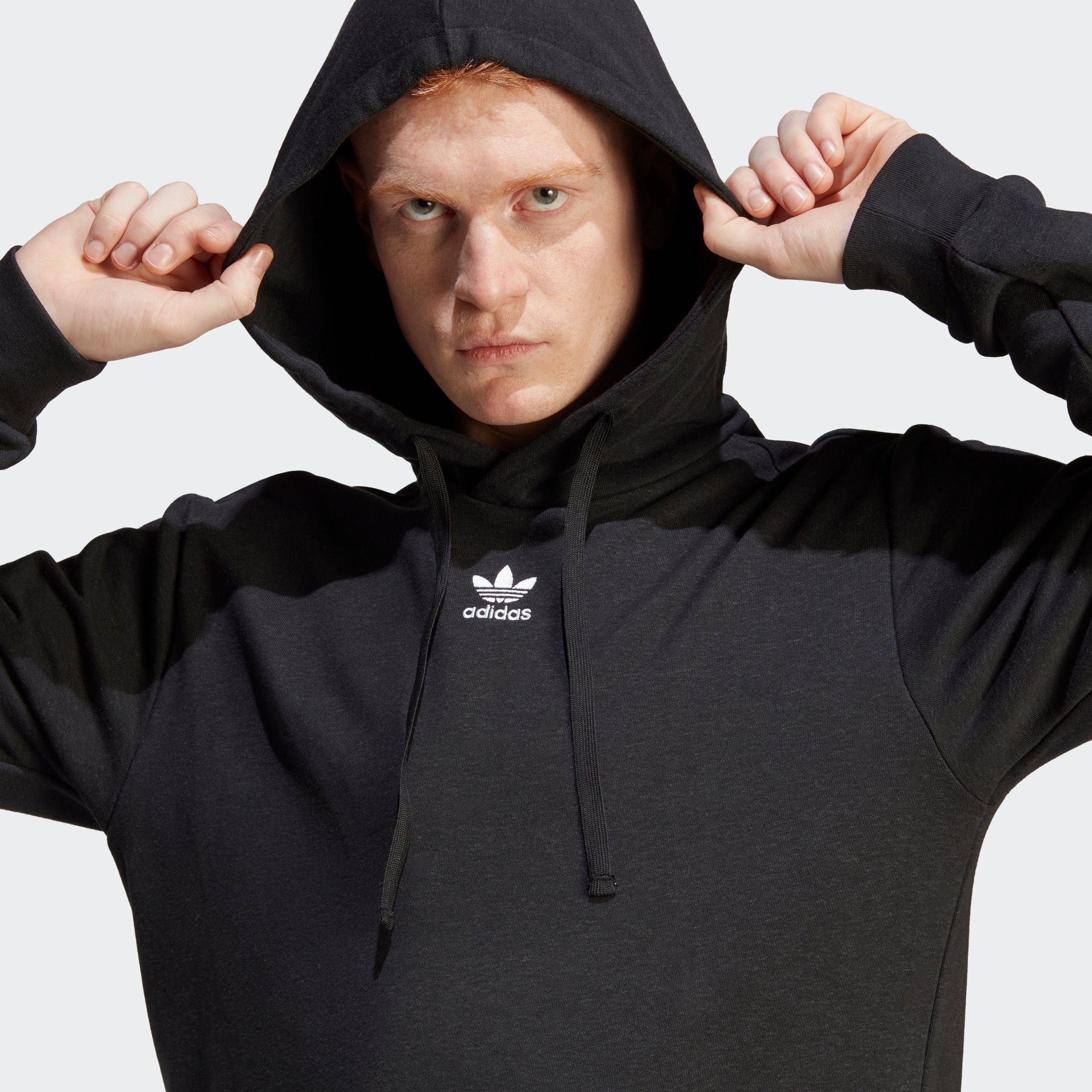 adidas Originals HOODIE MADE Black HEMP WITH ESSENTIALS+ Kapuzensweatshirt