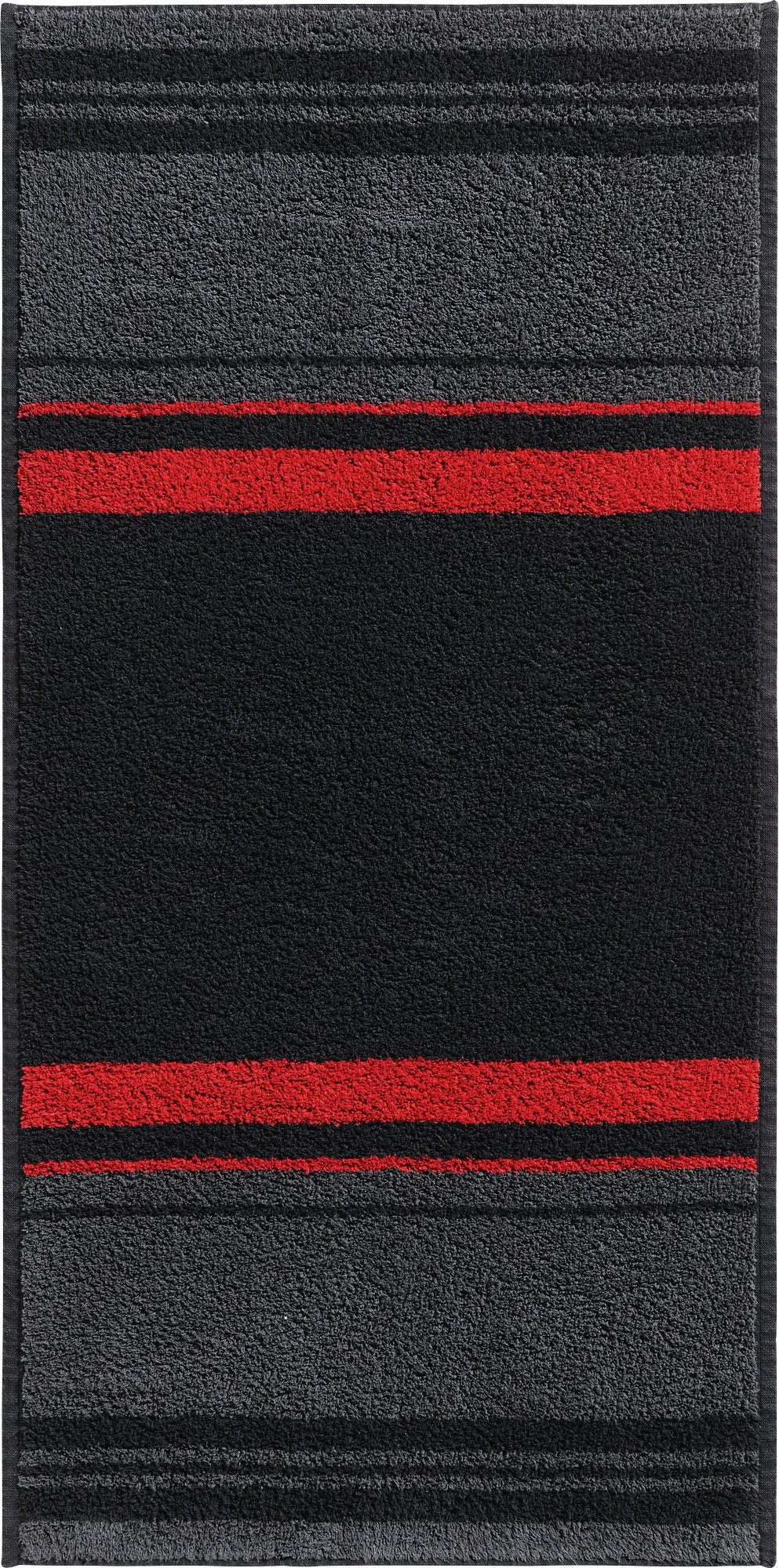 REDBEST Handtuch Handtuch "Grafik", Frottier/Jacquard, Walk-Frottier Streifen