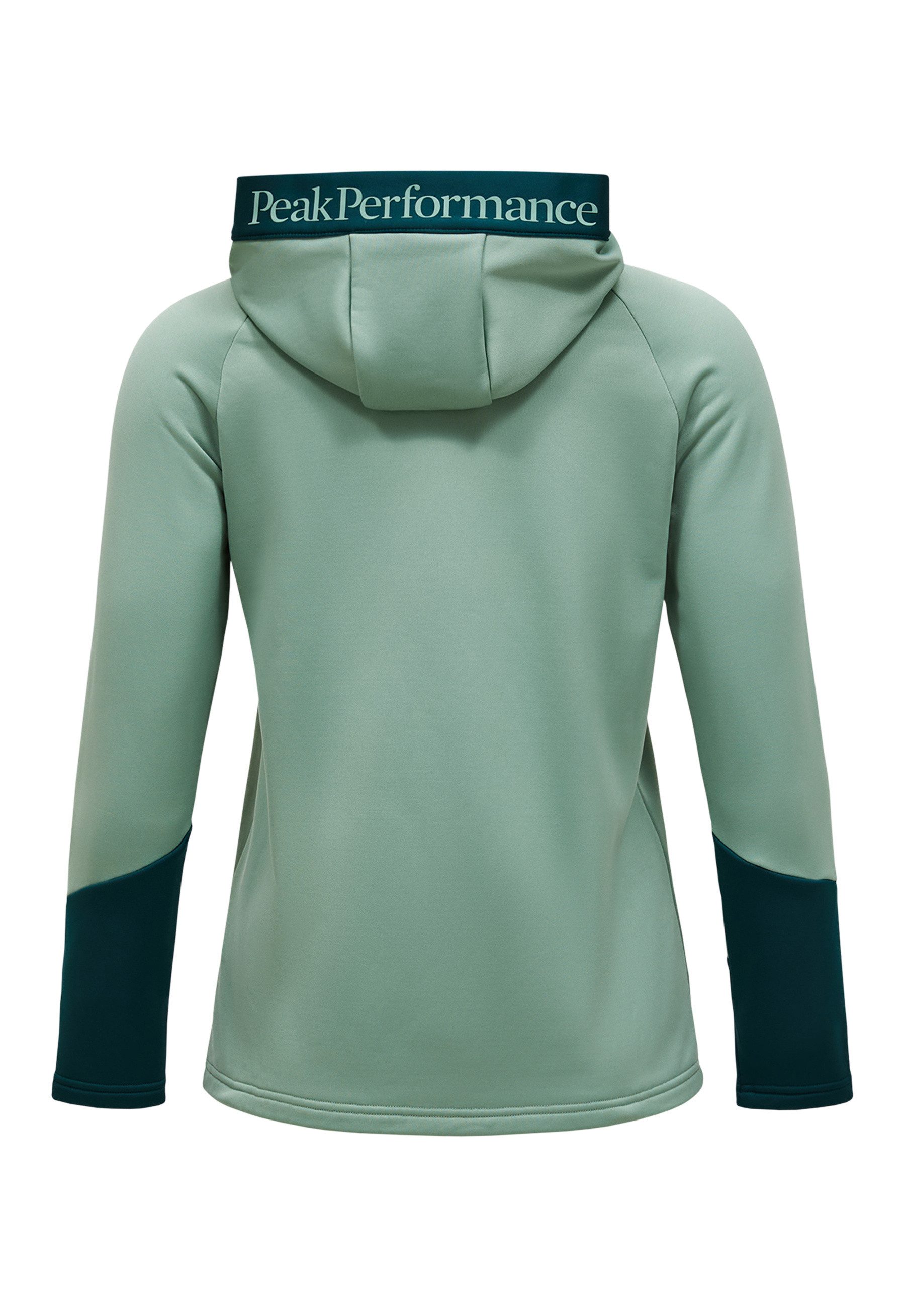 Peak Performance Fleecejacke W Rider Essentials Midlayer Zip Hood mit sportivem Design