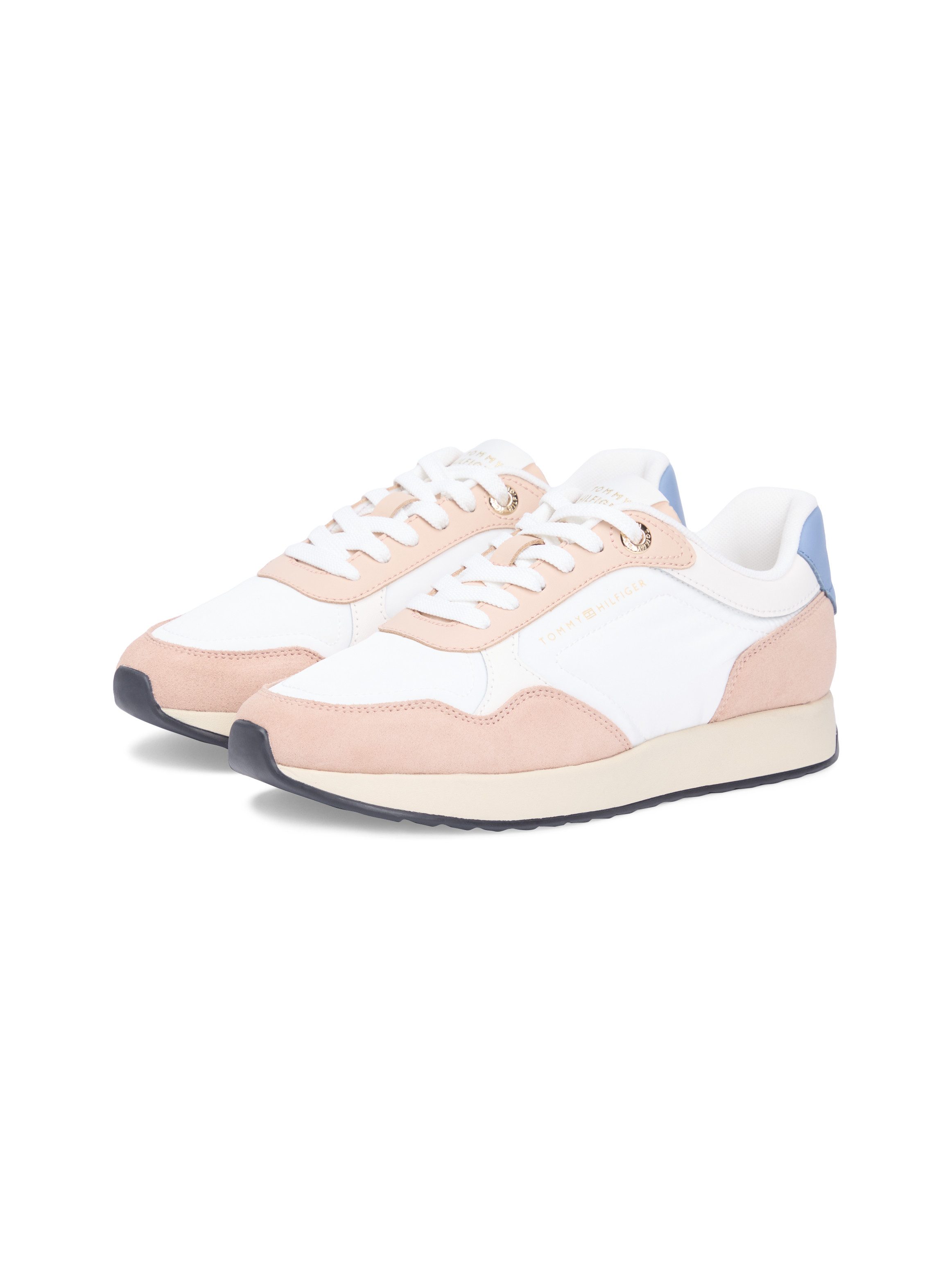 Tommy Hilfiger MIX MATERIAL RUNNER Plateausneaker, Freizeitschuh, Halbschuh günstig online kaufen