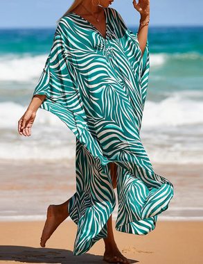 KIKI Strandkleid Bedruckte Bademäntel für Damen – Strand-Bikini-Überzüge – Maxikleider