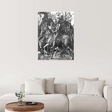 Posterlounge Poster Albrecht Dürer, Ritter, Tod und Teufel, Malerei