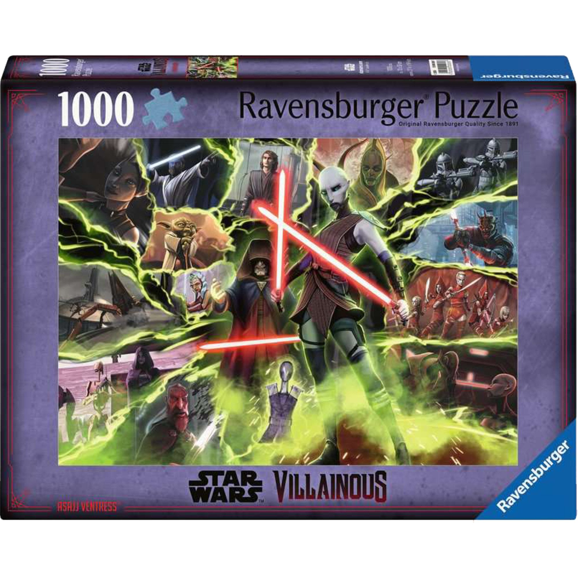 Ravensburger Puzzle Ravensburger Puzzle Star Wars Villainous: Asajj, 1000 Puzzleteile