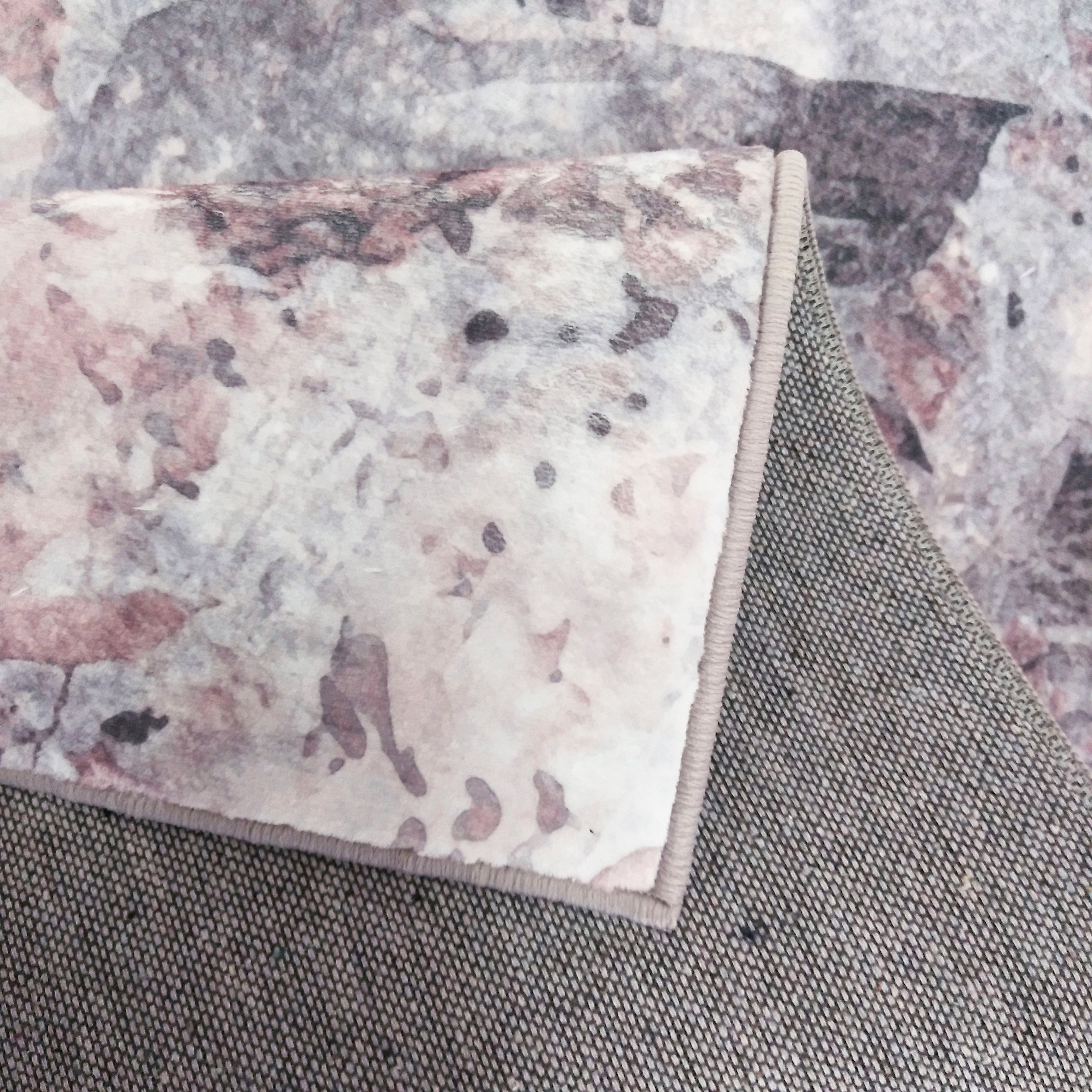 und my rosa Höhe: Teppich Kurzflor-Teppich Muster, bunt, rechteckig, Druckteppich, abstraktes home, modernes 5 Turin, mm,